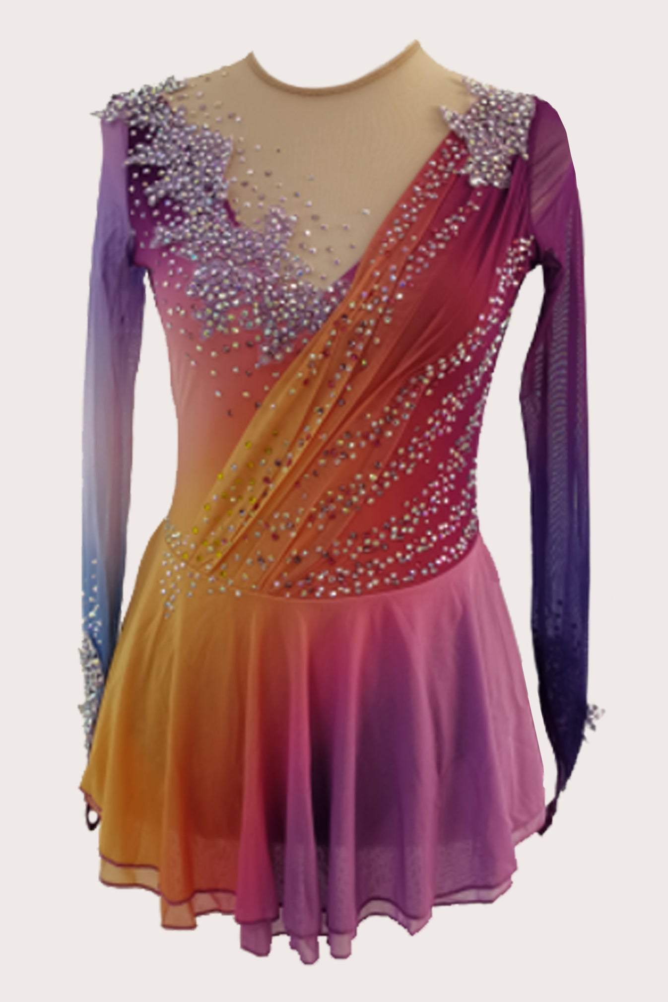 Justaucorps de patinage artistique (sur mesure)