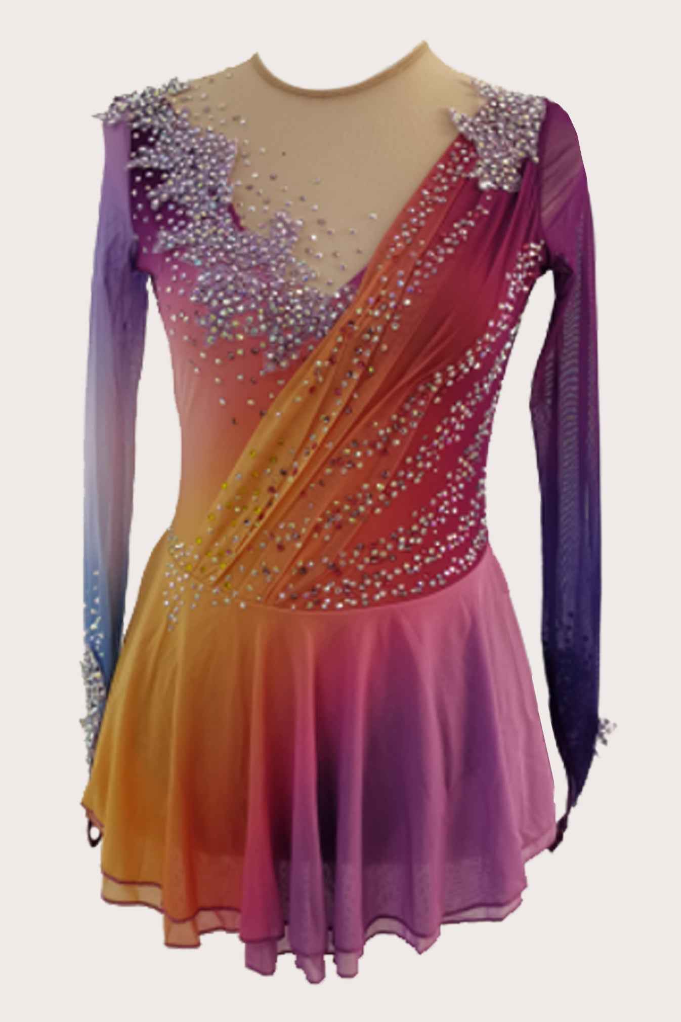 Justaucorps de patinage artistique (sur mesure)