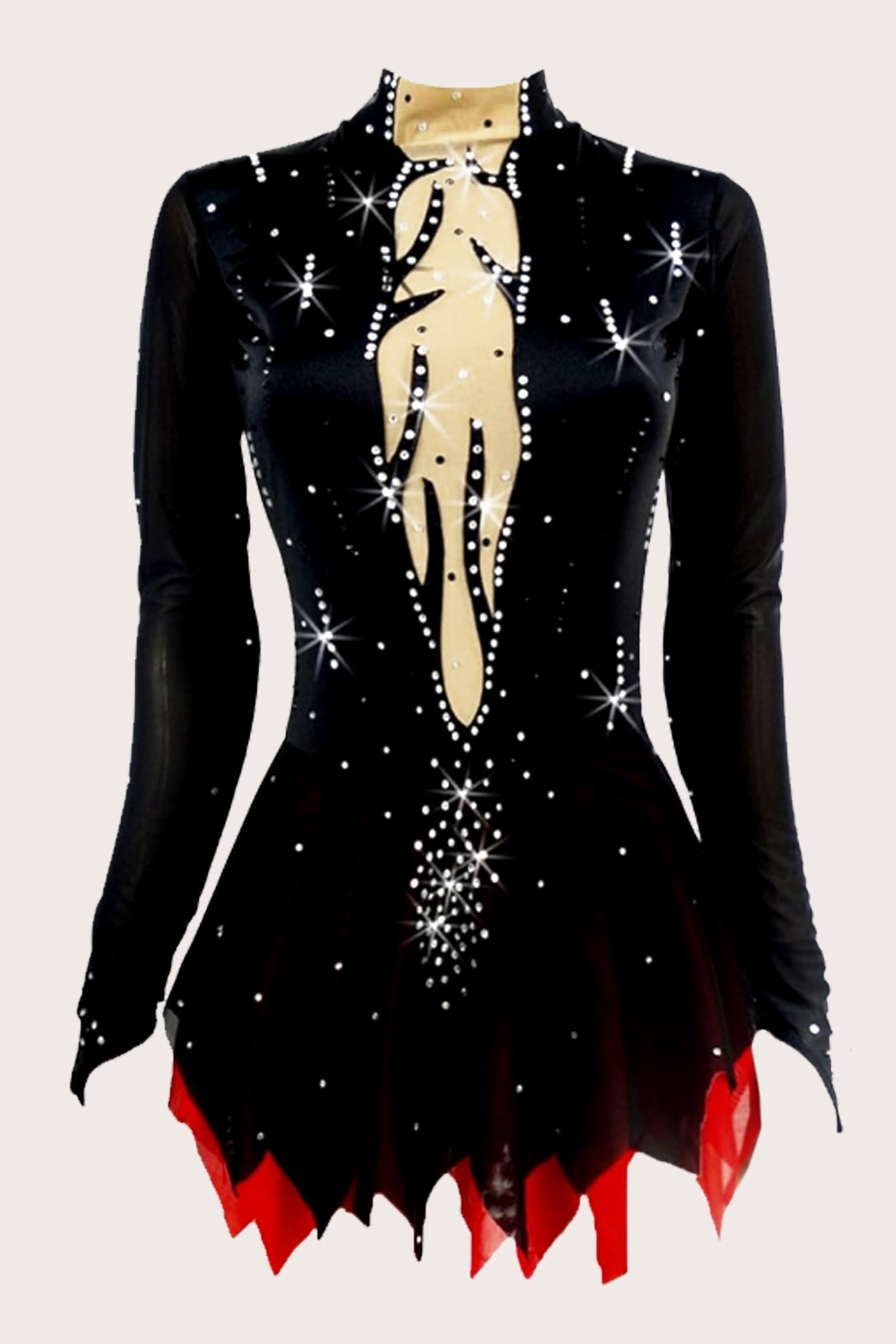 Justaucorps de patinage artistique (sur mesure)