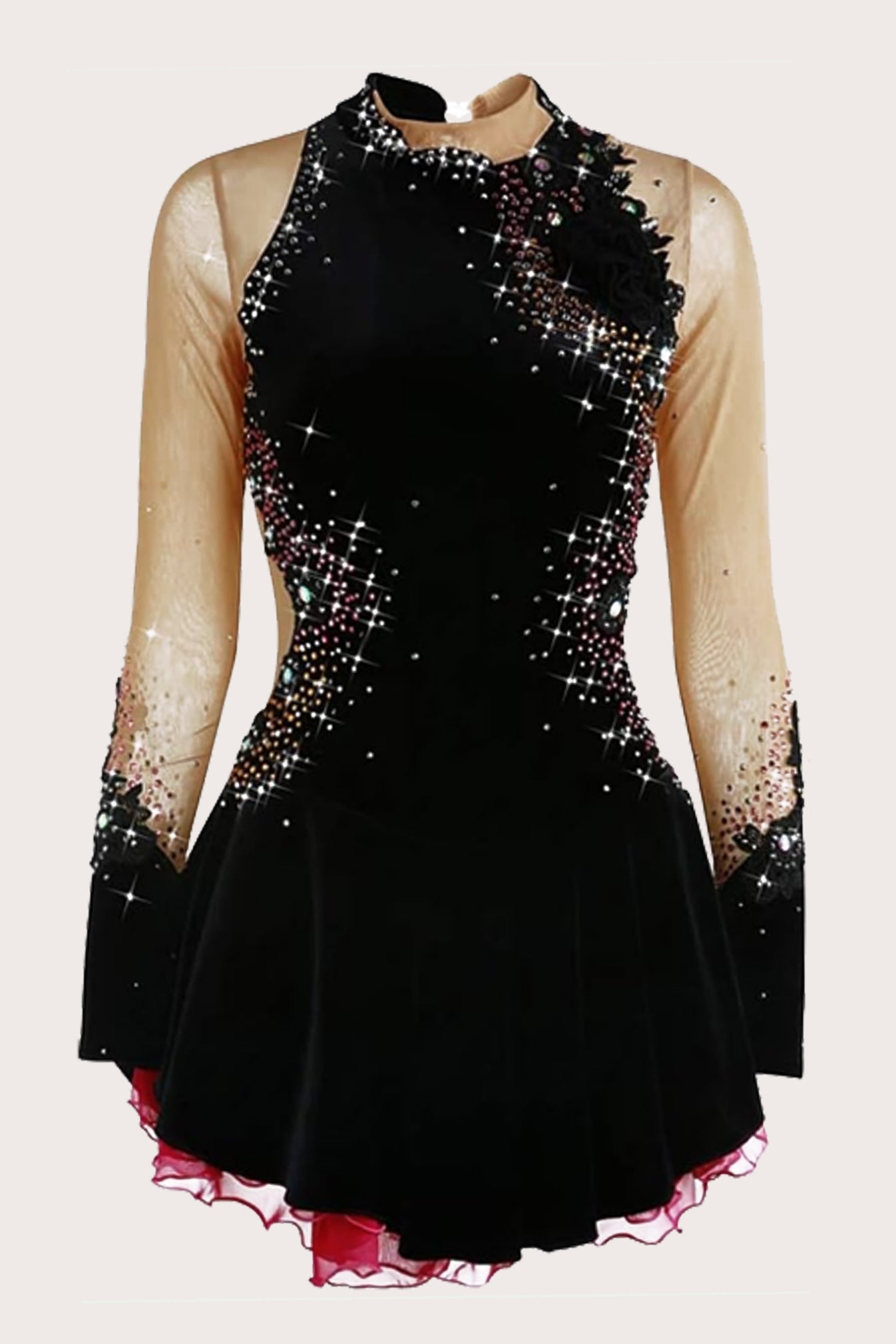 Justaucorps de patinage artistique (sur mesure)