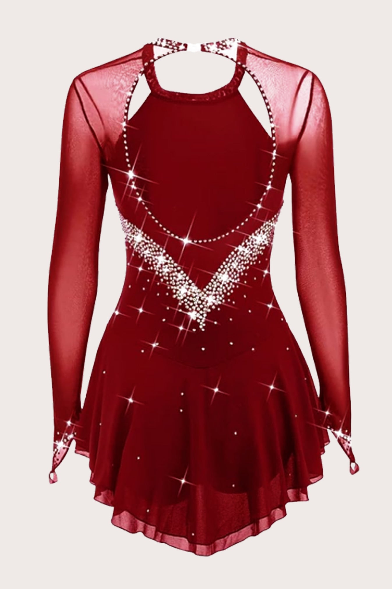 Justaucorps de patinage artistique (sur mesure)