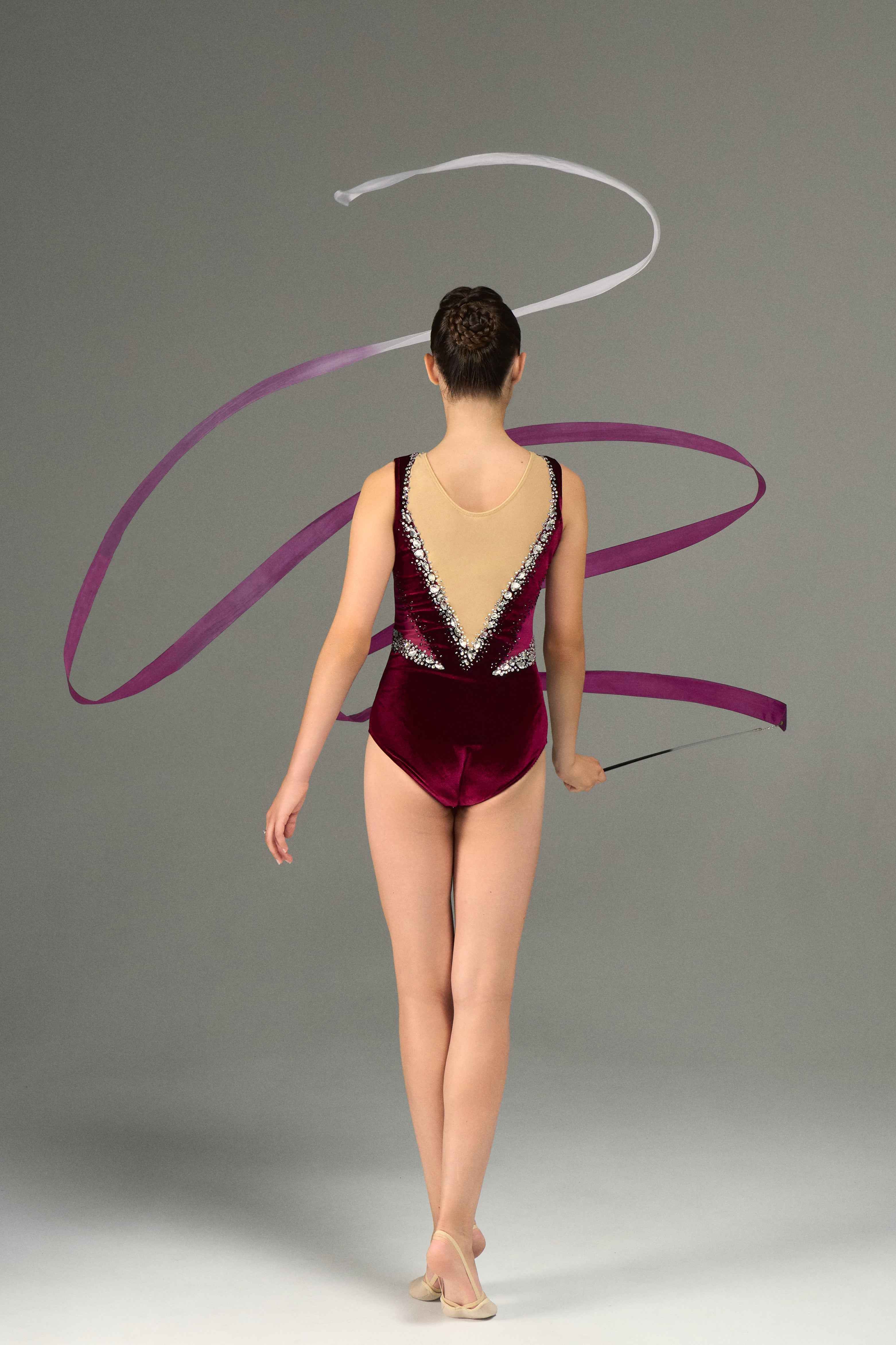 Justaucorps de gymnastique rythmique (en stock)