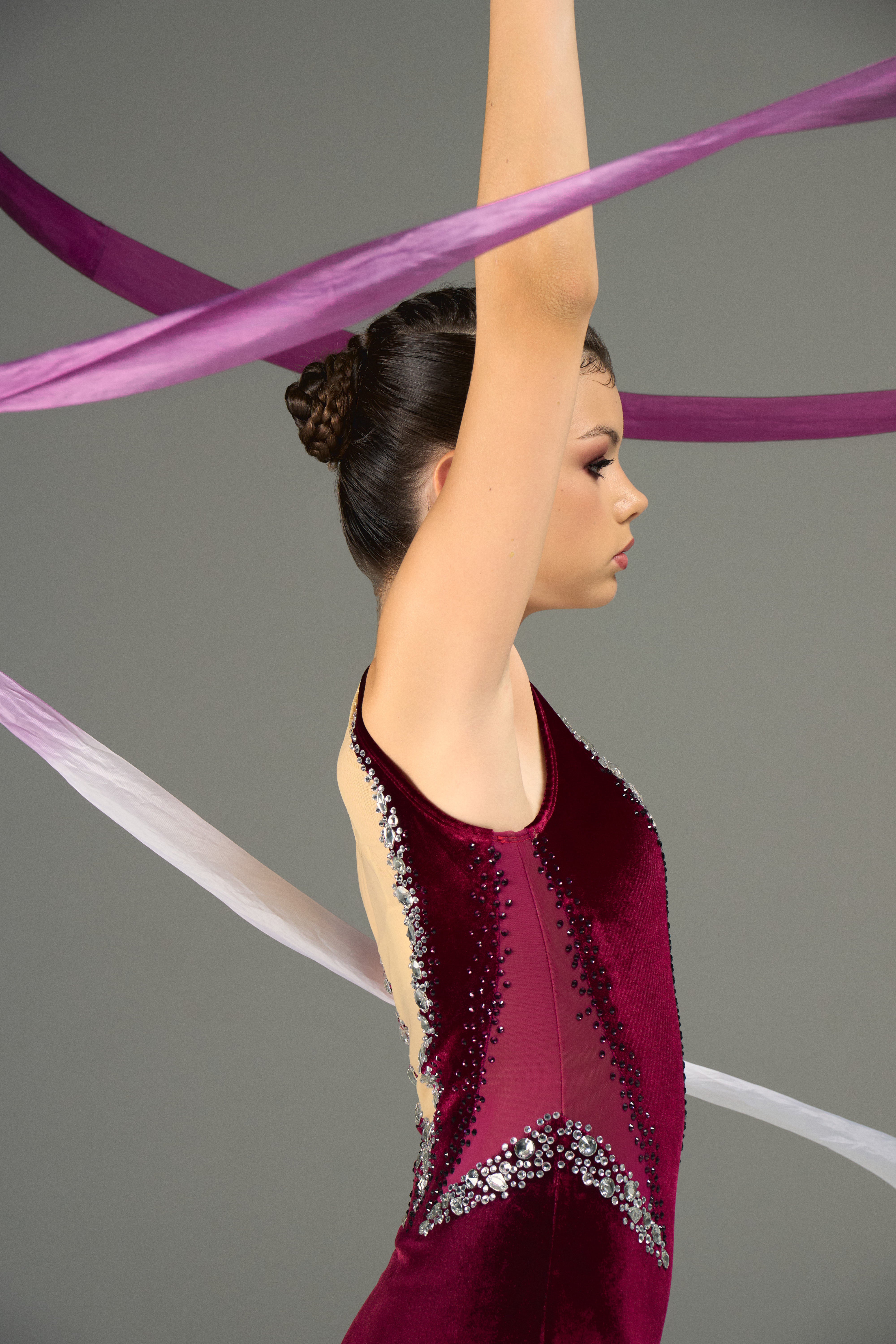 Justaucorps de gymnastique rythmique (en stock)