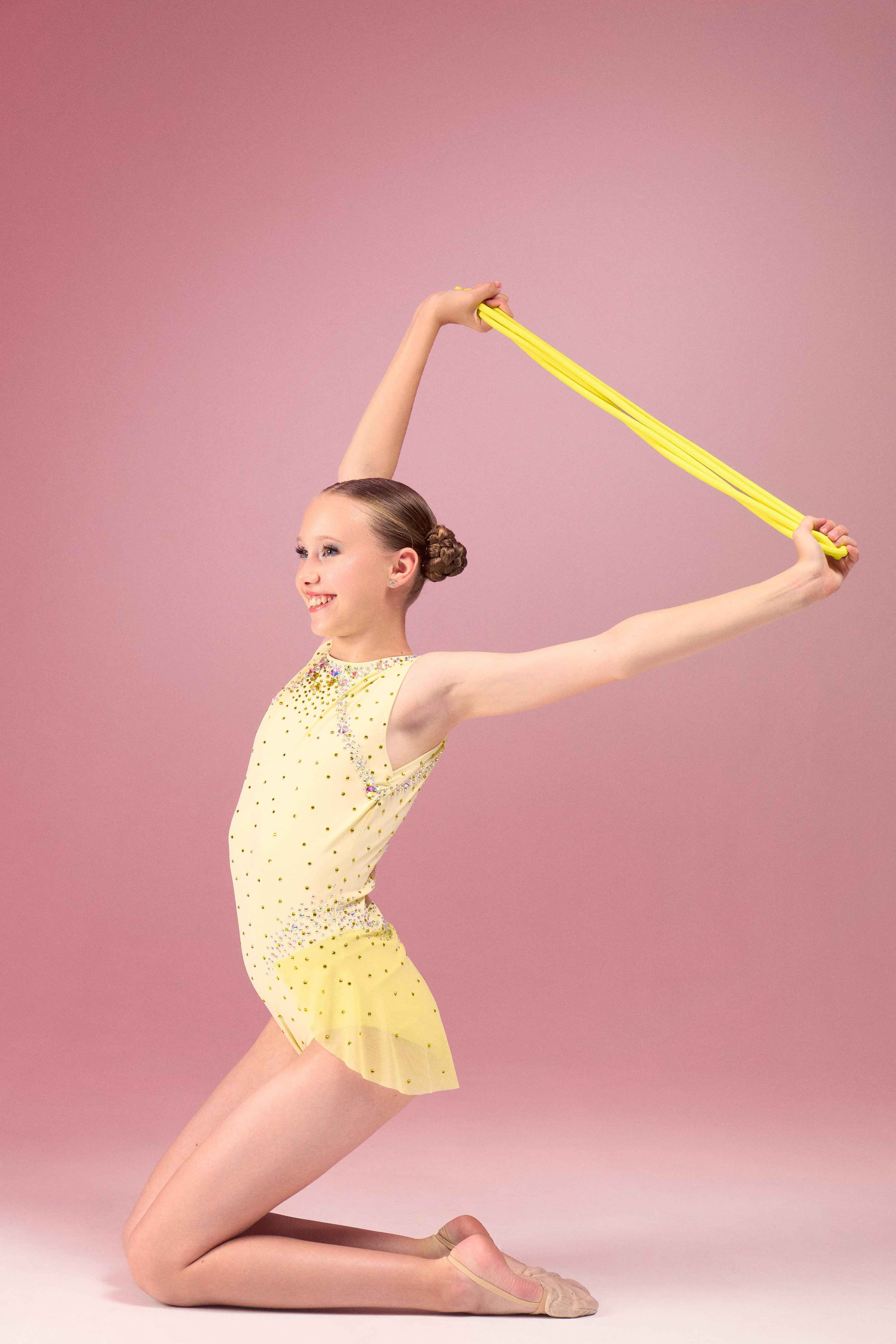 Justaucorps de gymnastique rythmique (en stock)