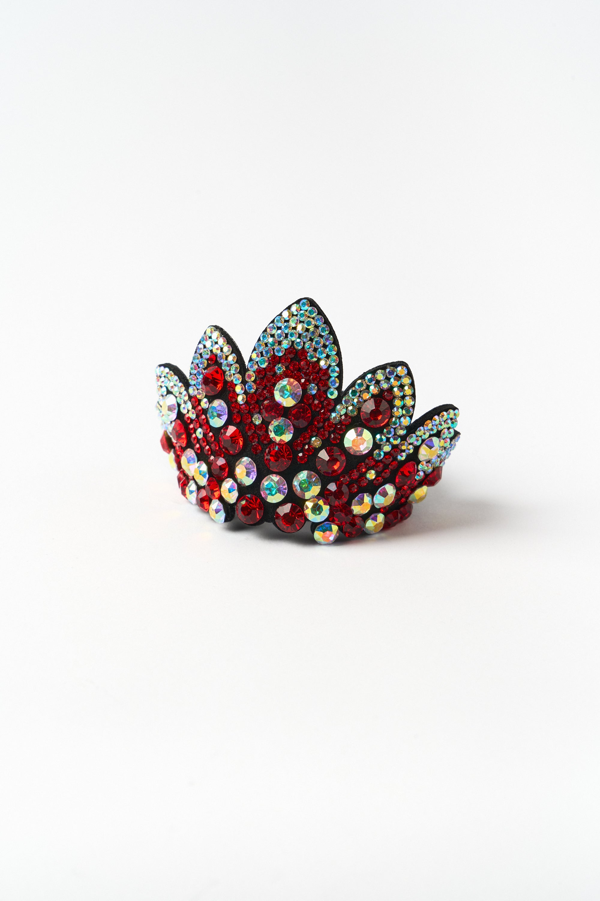 Élastique à cheveux avec strass "Brillance de Fleur" (8 Coloris)