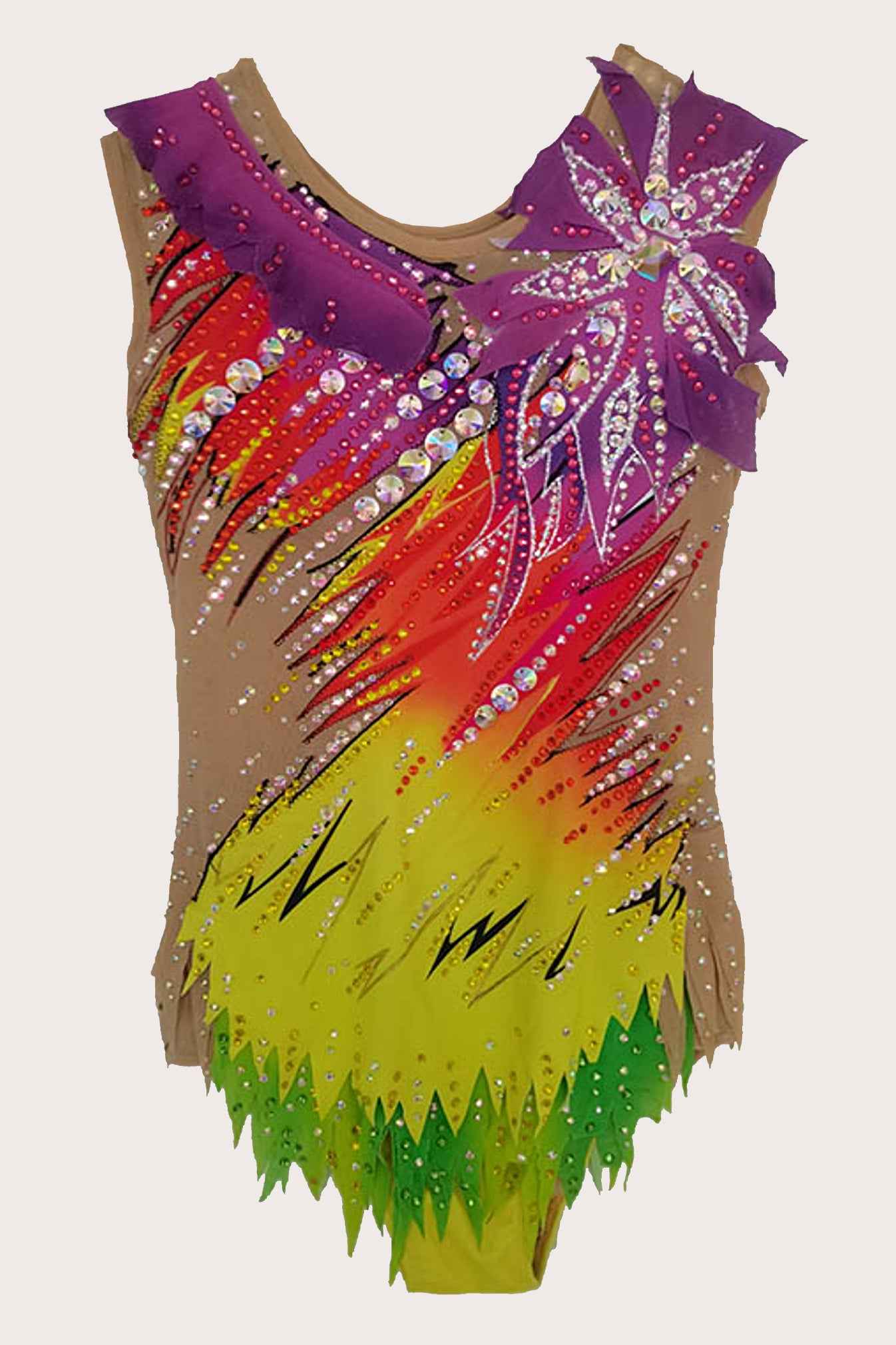 Justaucorps de gymnastique rythmique (sur mesure)