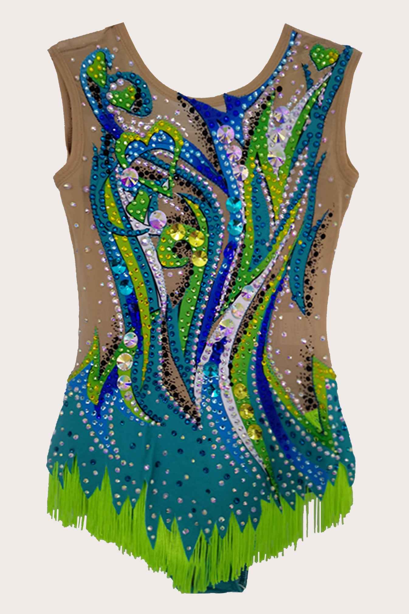 Justaucorps de gymnastique rythmique (sur mesure)