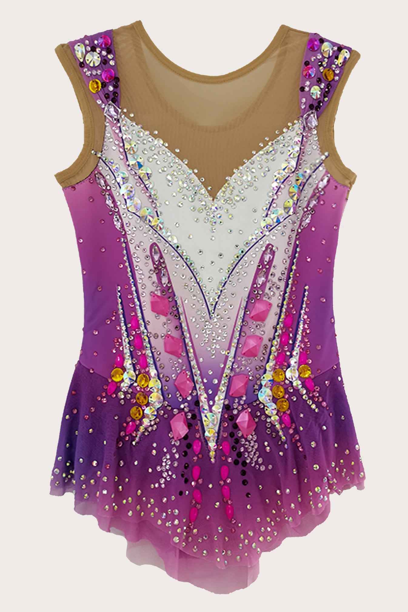 Justaucorps de gymnastique rythmique (sur mesure)