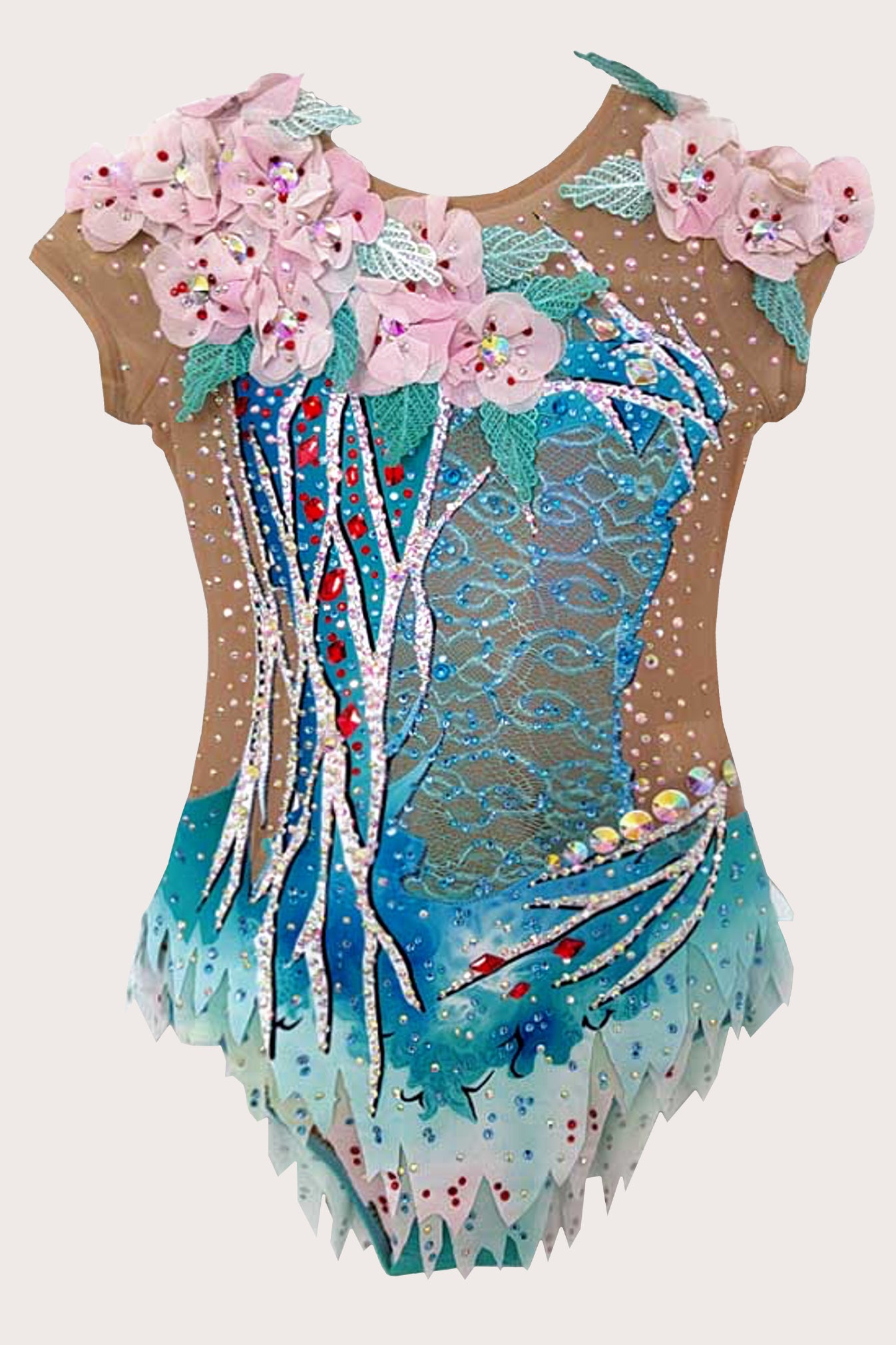 Justaucorps de gymnastique rythmique (sur mesure)