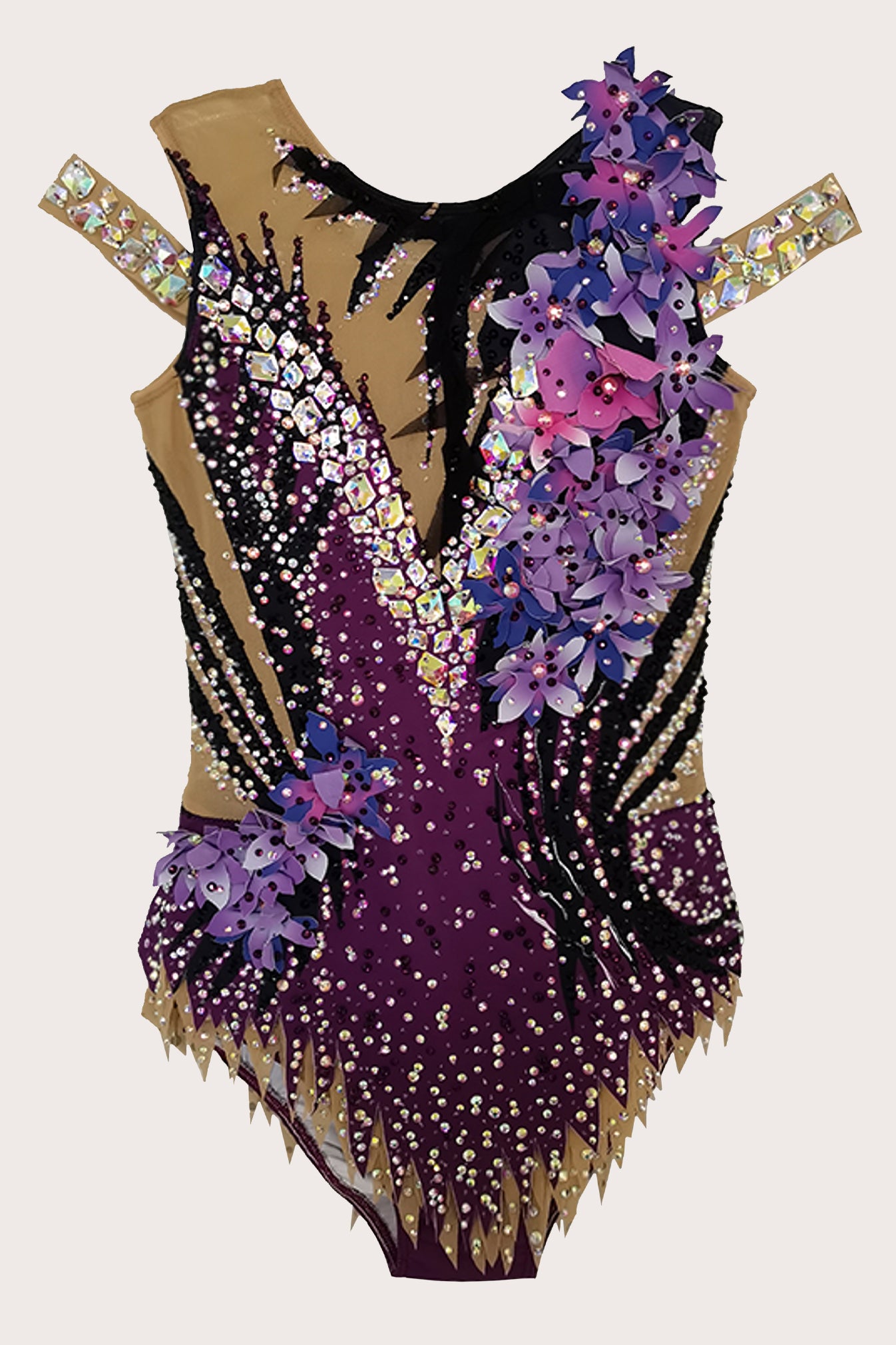 Justaucorps de gymnastique rythmique (sur mesure)