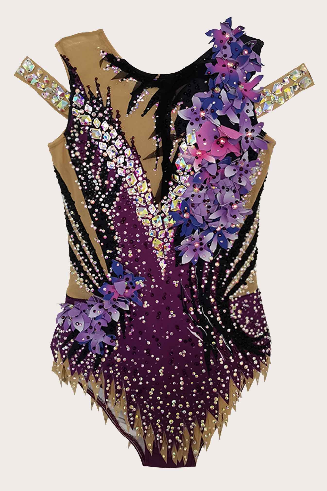 Justaucorps de gymnastique rythmique (sur mesure)