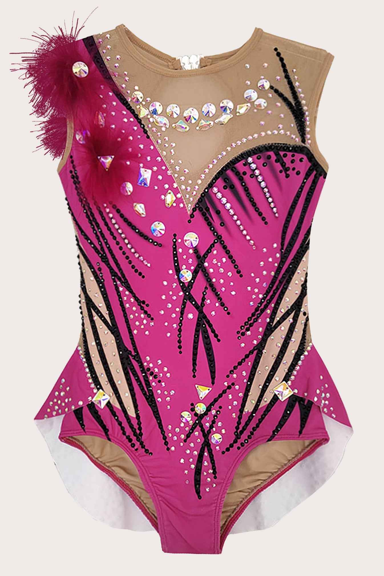 Justaucorps de gymnastique rythmique (sur mesure)