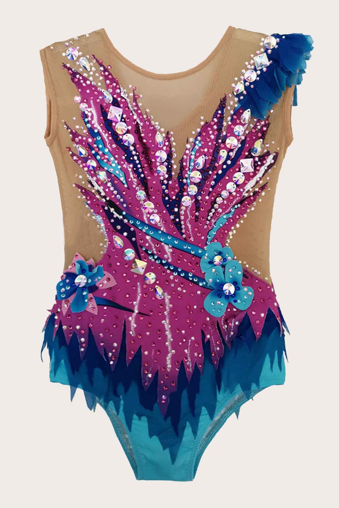 Justaucorps de gymnastique rythmique (sur mesure)