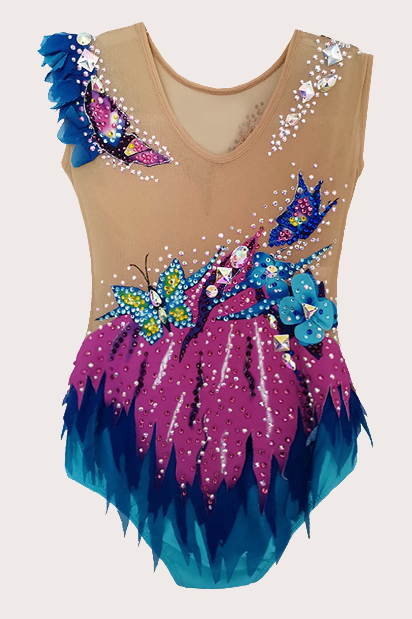 Justaucorps de gymnastique rythmique (sur mesure)