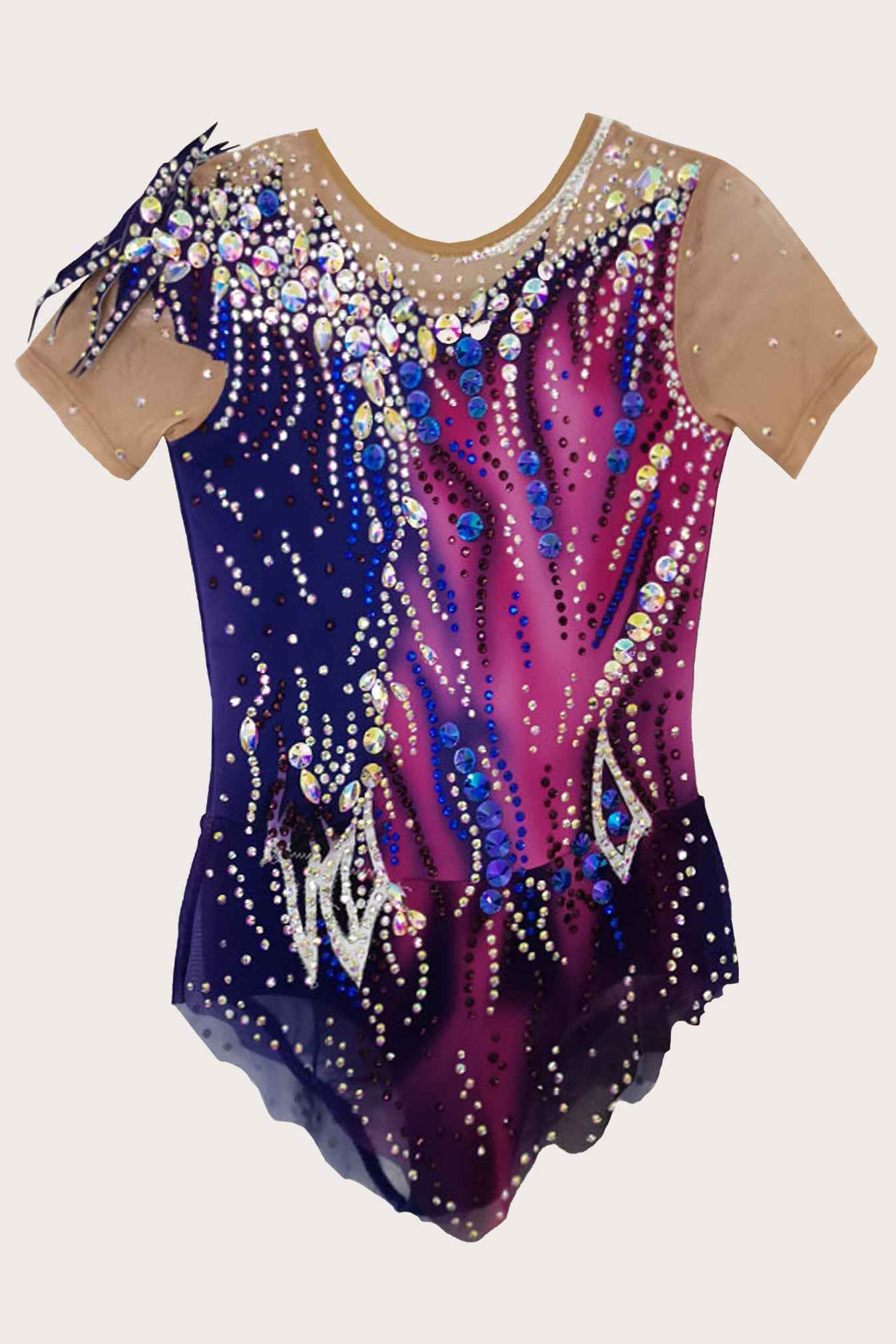 Justaucorps de gymnastique rythmique (sur mesure)