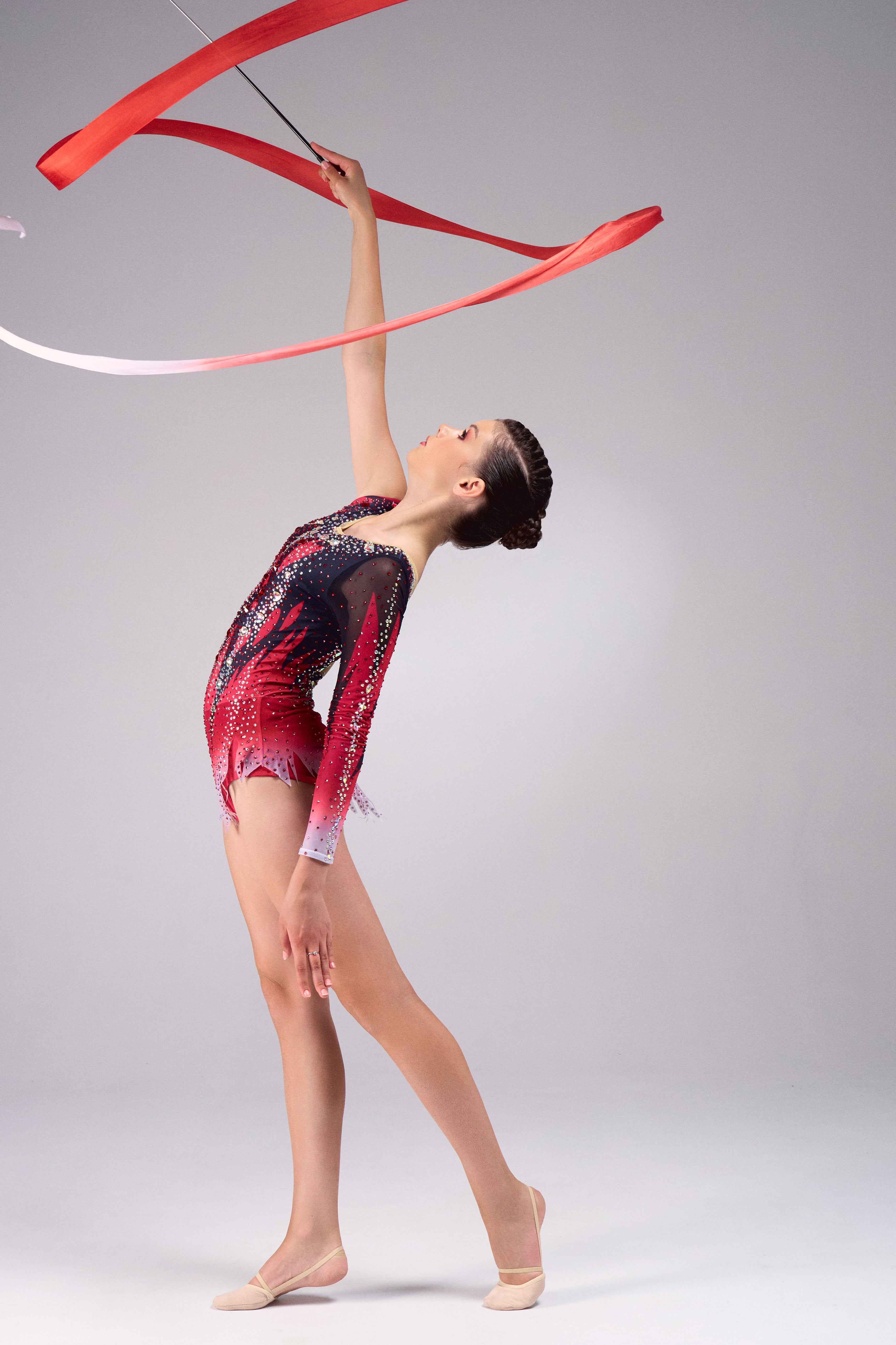 Justaucorps de gymnastique rythmique (en stock)