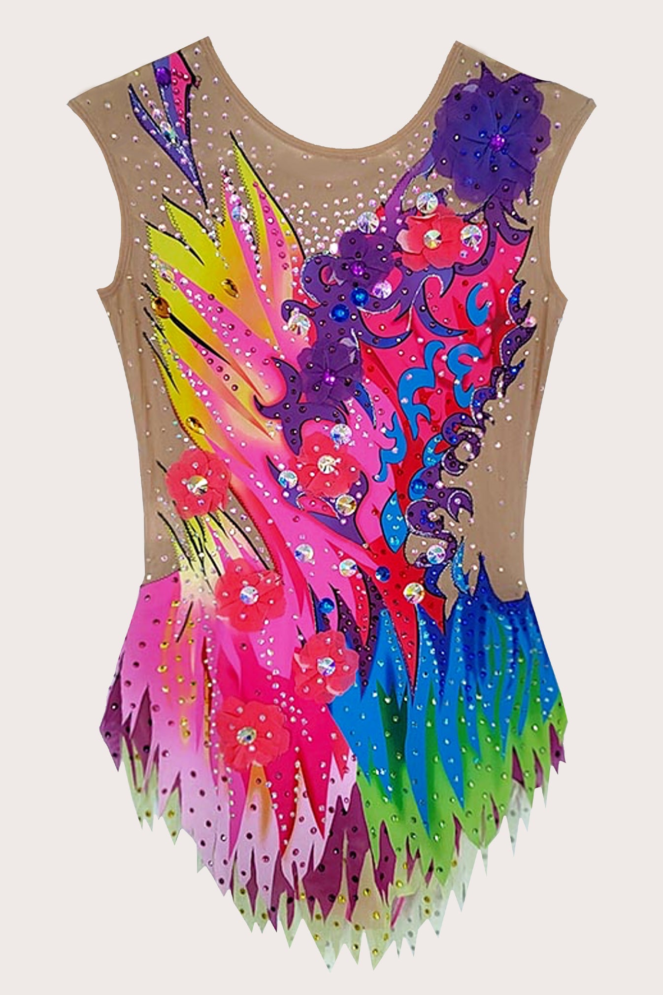 Justaucorps de gymnastique rythmique (sur mesure)
