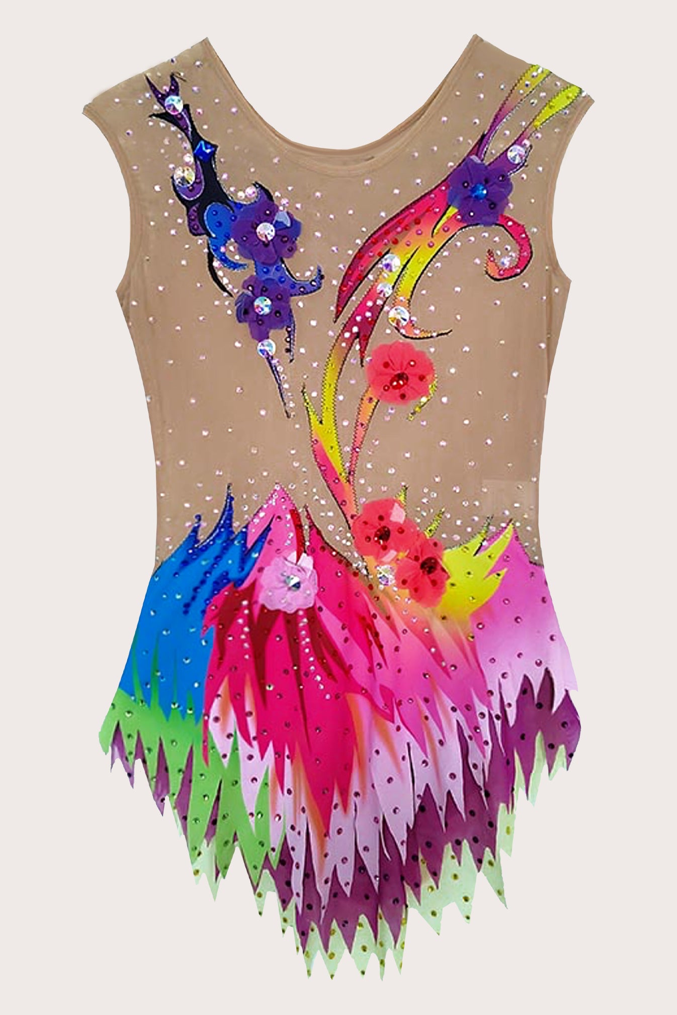 Justaucorps de gymnastique rythmique (sur mesure)