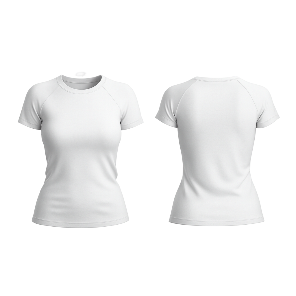 3. T-shirt basique cintré à col rond (manches courtes)