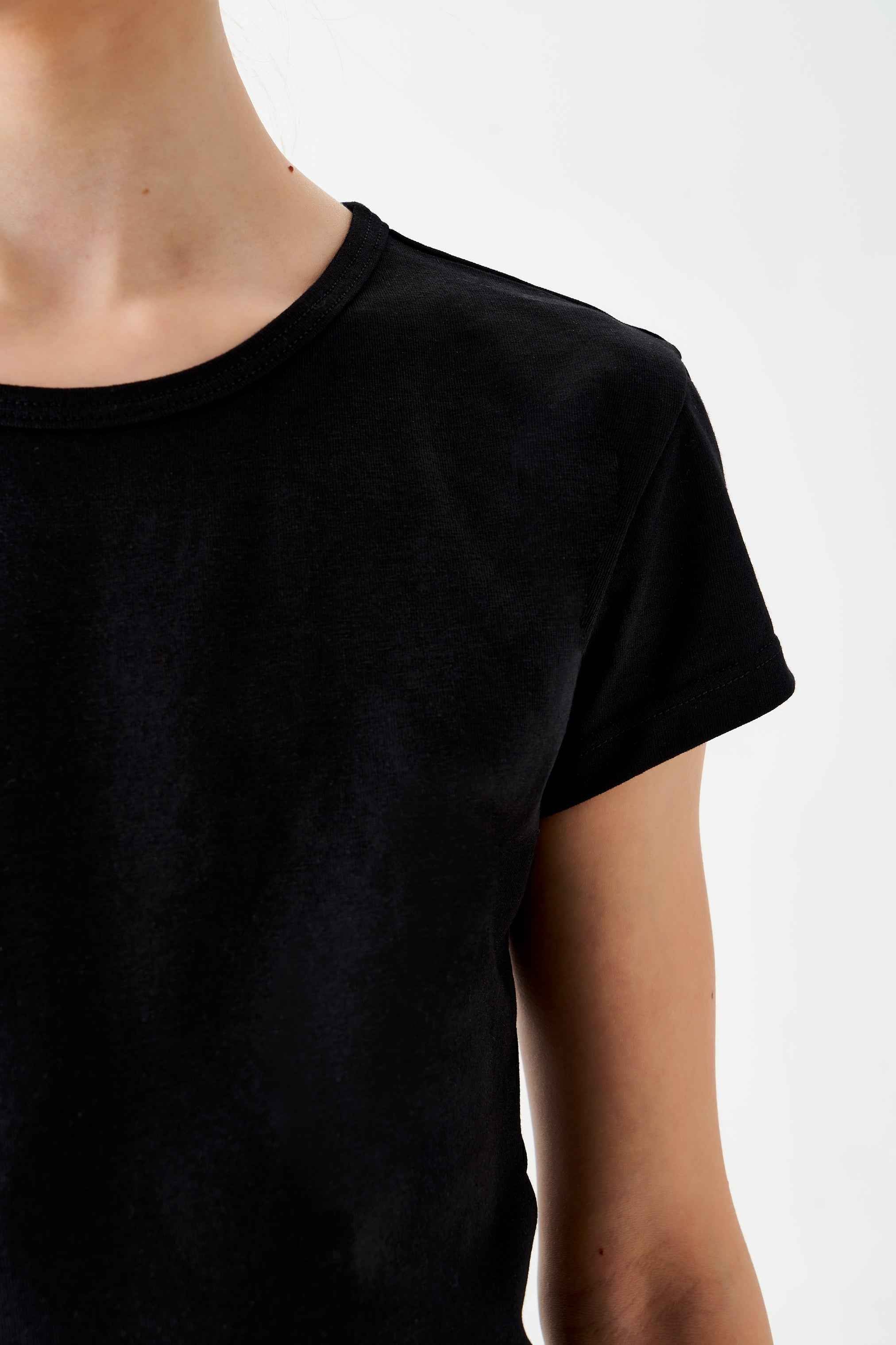 T-shirt basique " Laure " (noir)