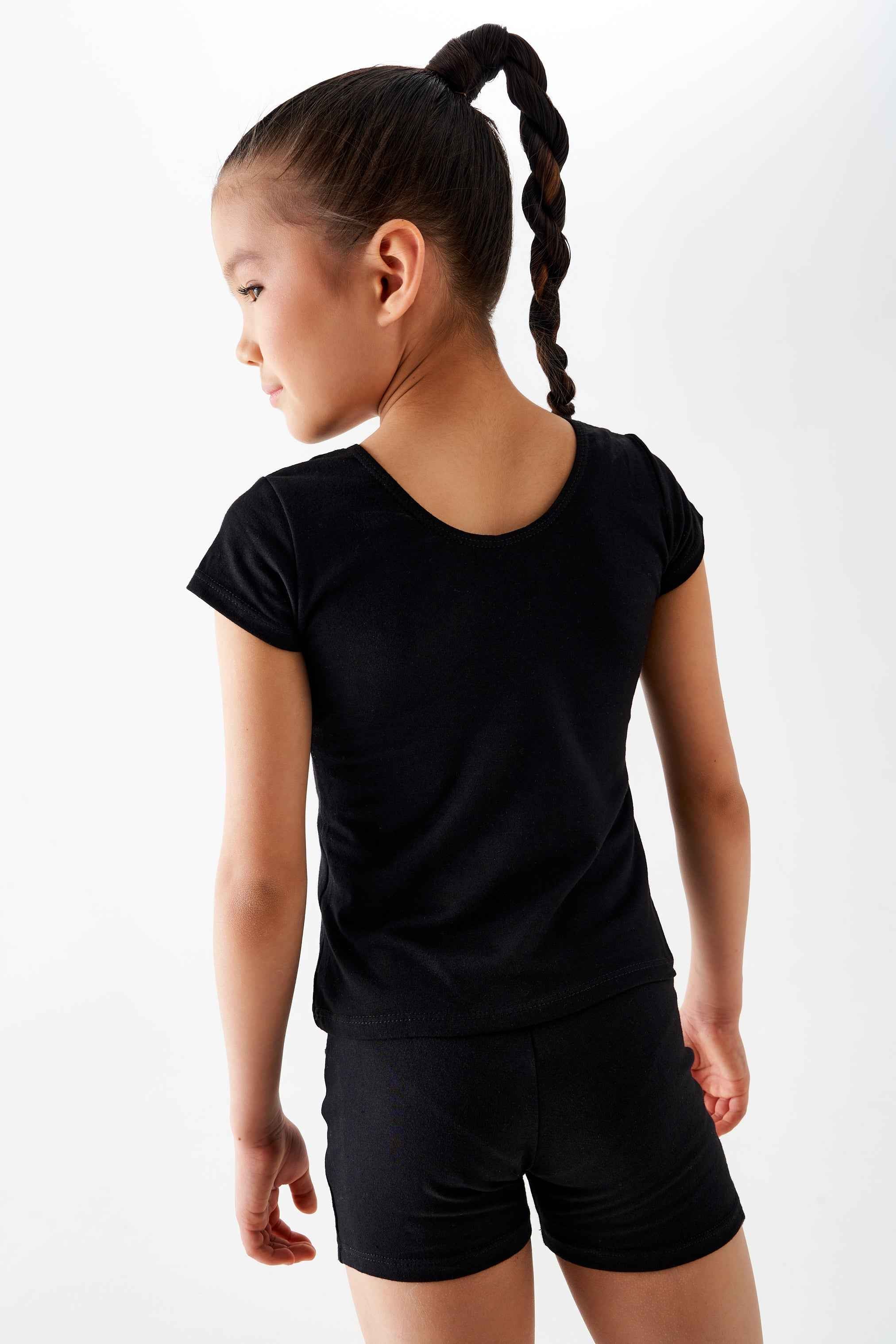 Short de sport " Anita " pour enfants (noir)