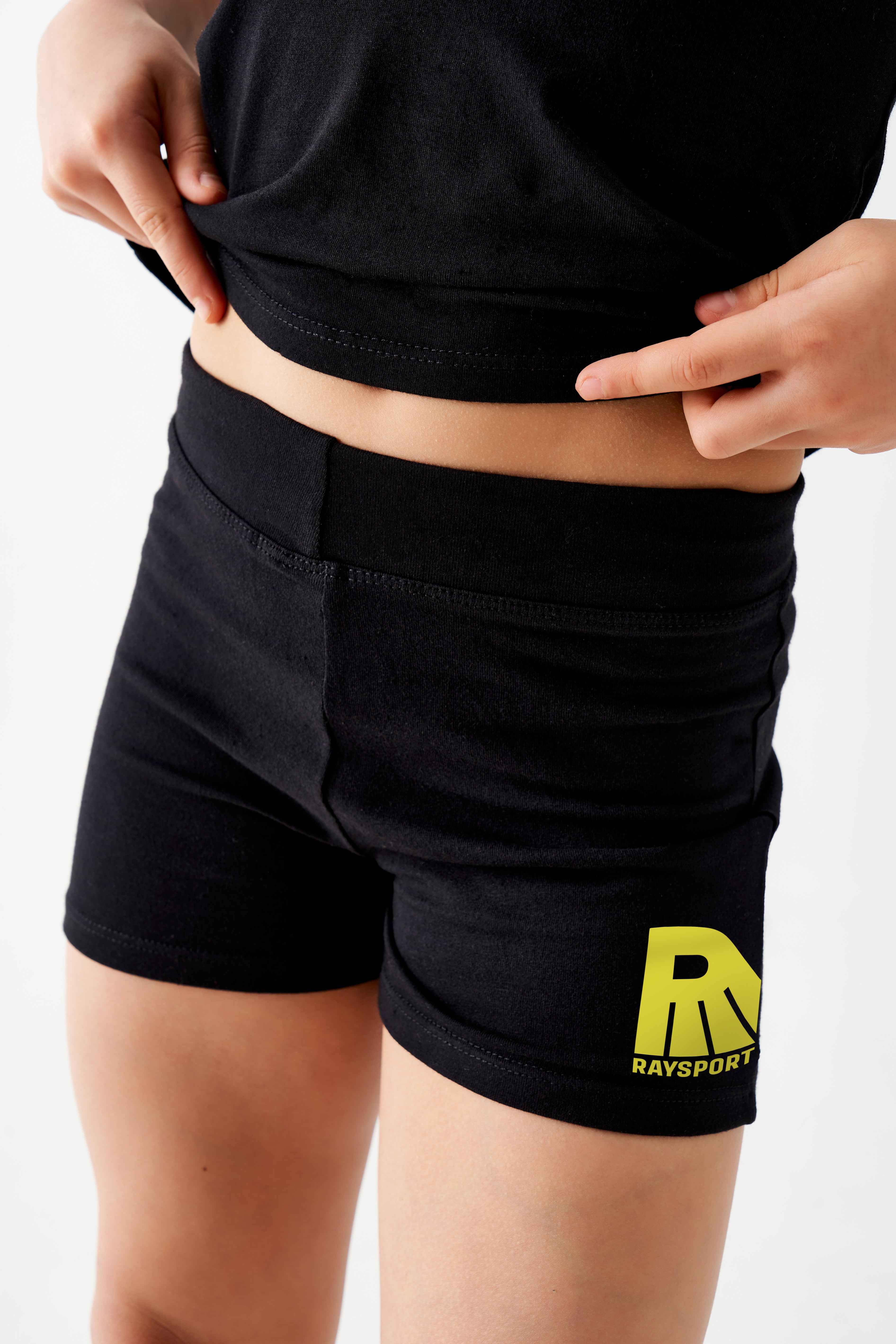 Short de sport " Anita " pour enfants (noir)