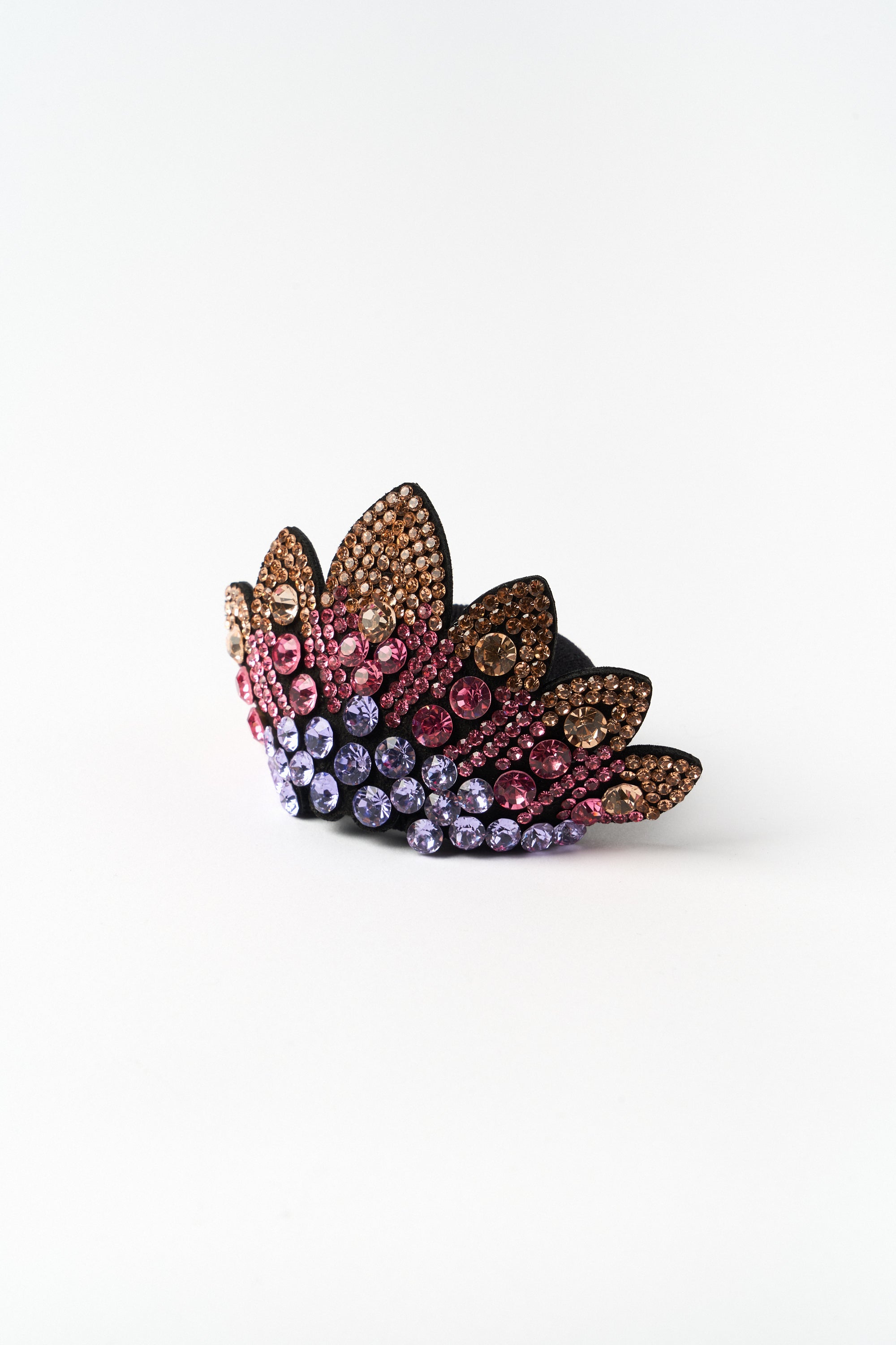 Élastique à cheveux avec strass "Brillance de Fleur" (8 Coloris)