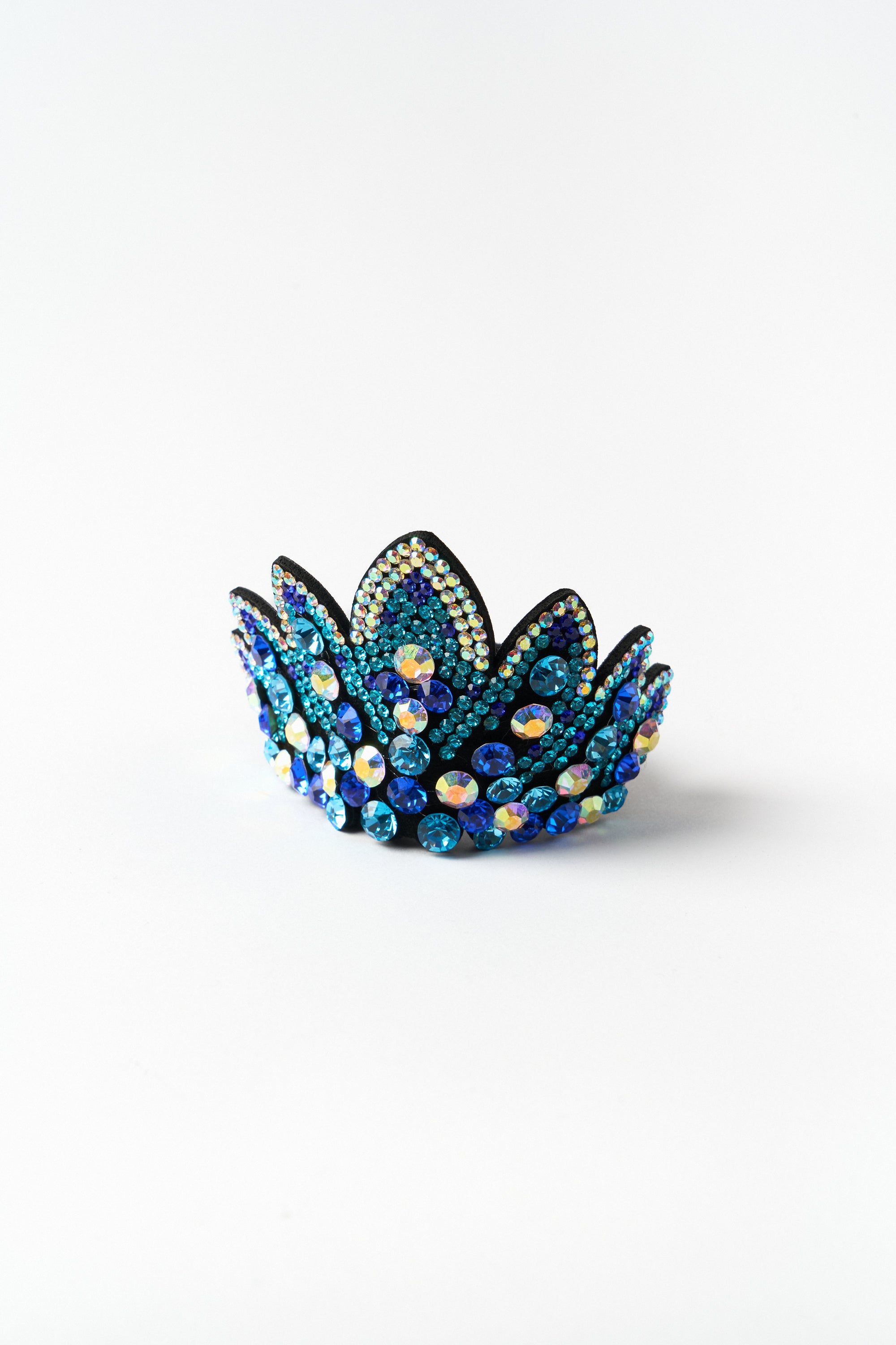 Élastique à cheveux avec strass "Brillance de Fleur" (8 Coloris)