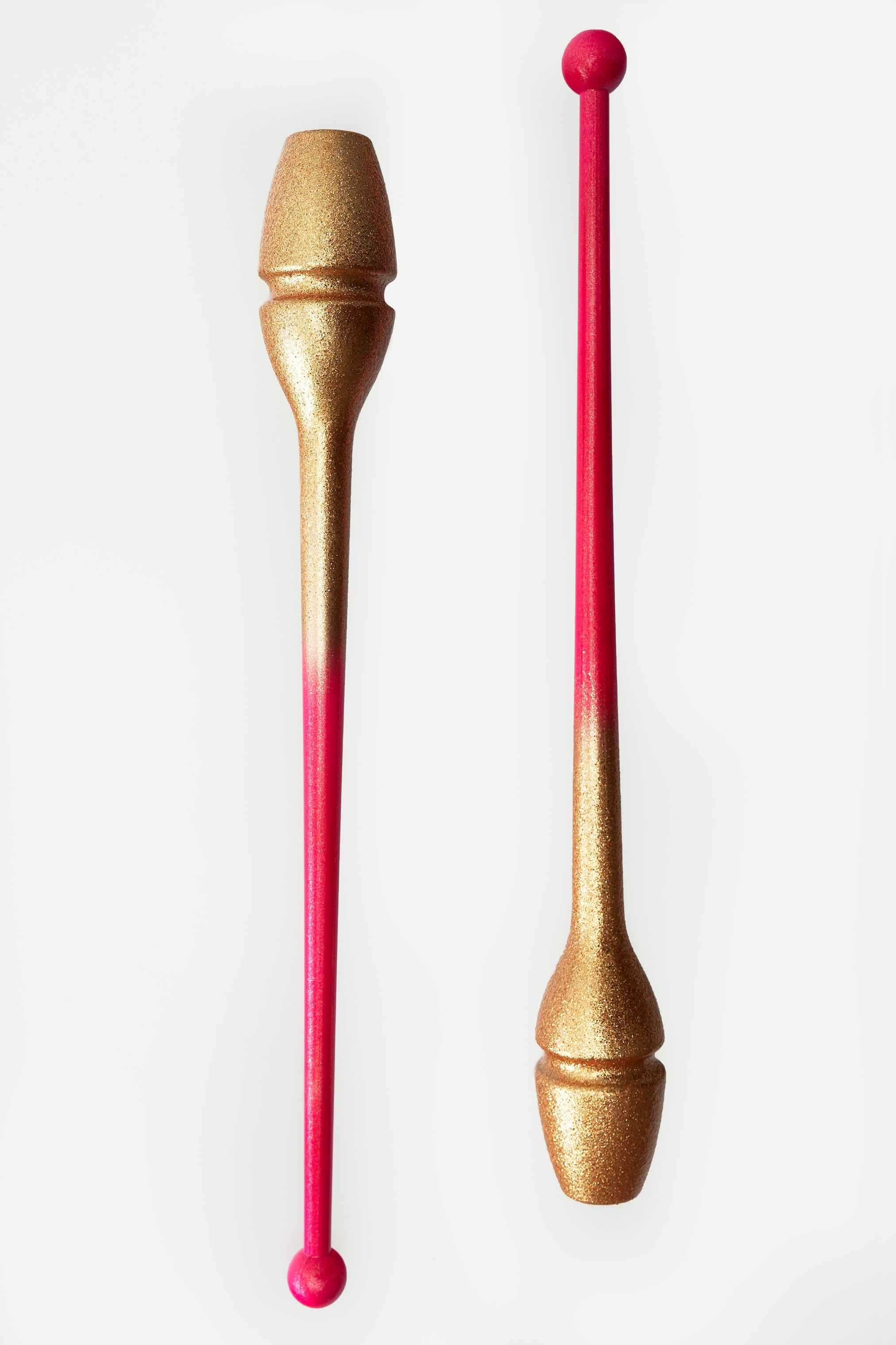 Massues de gymnastique rythmique dégradées (4 coloris)