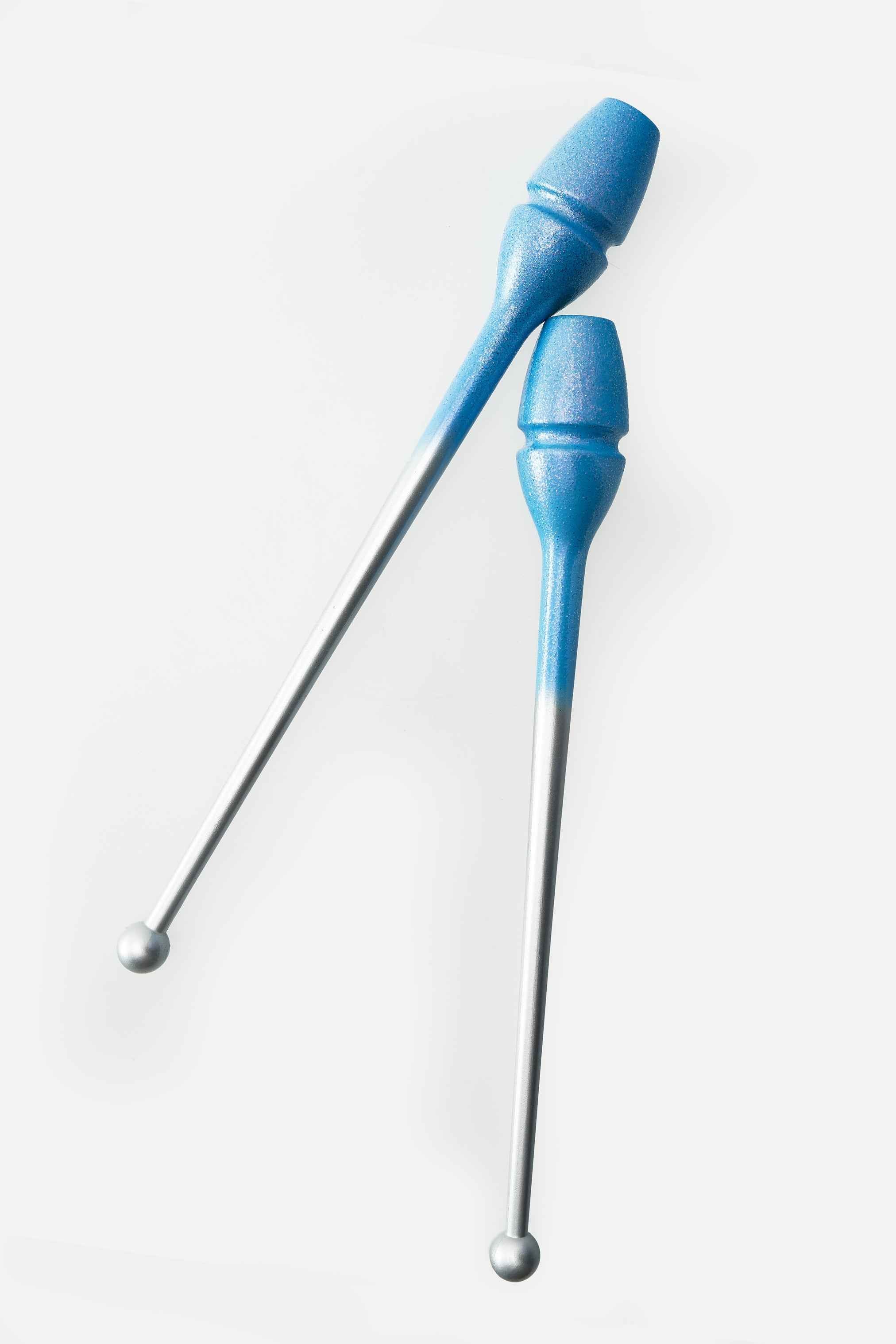 Massues de gymnastique rythmique dégradées (4 coloris)