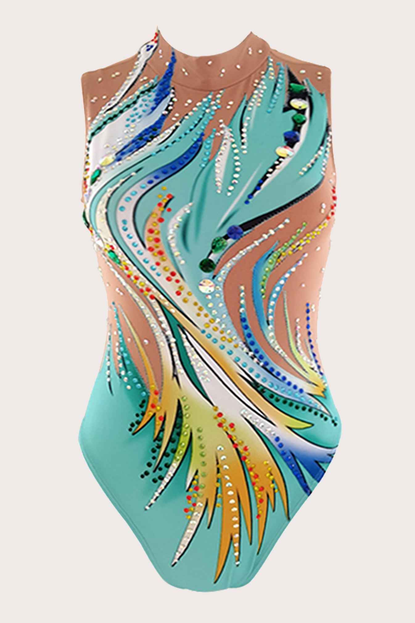 Maillot de natation artistique (sur mesure)