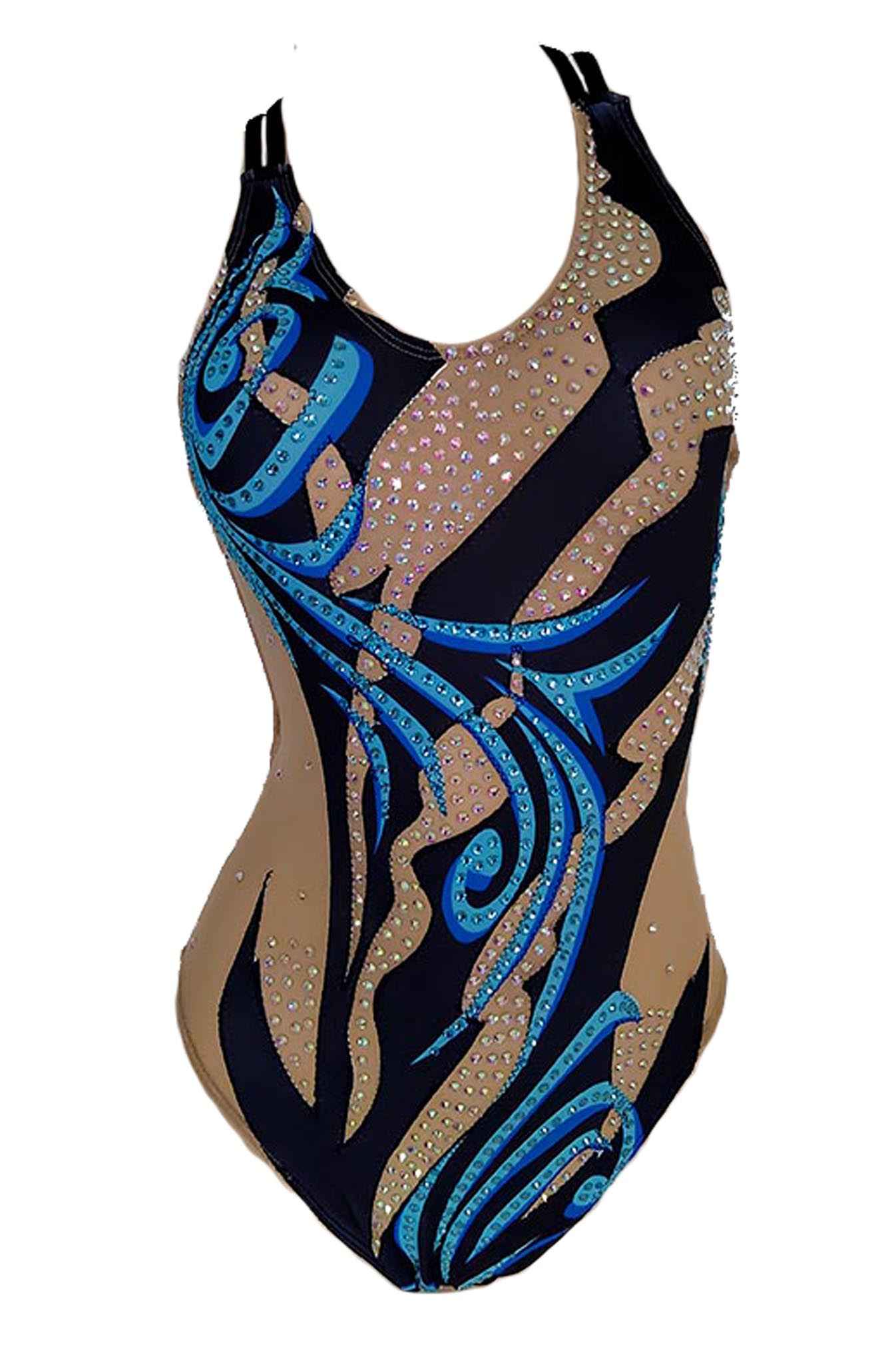 Maillot de natation artistique (sur mesure)