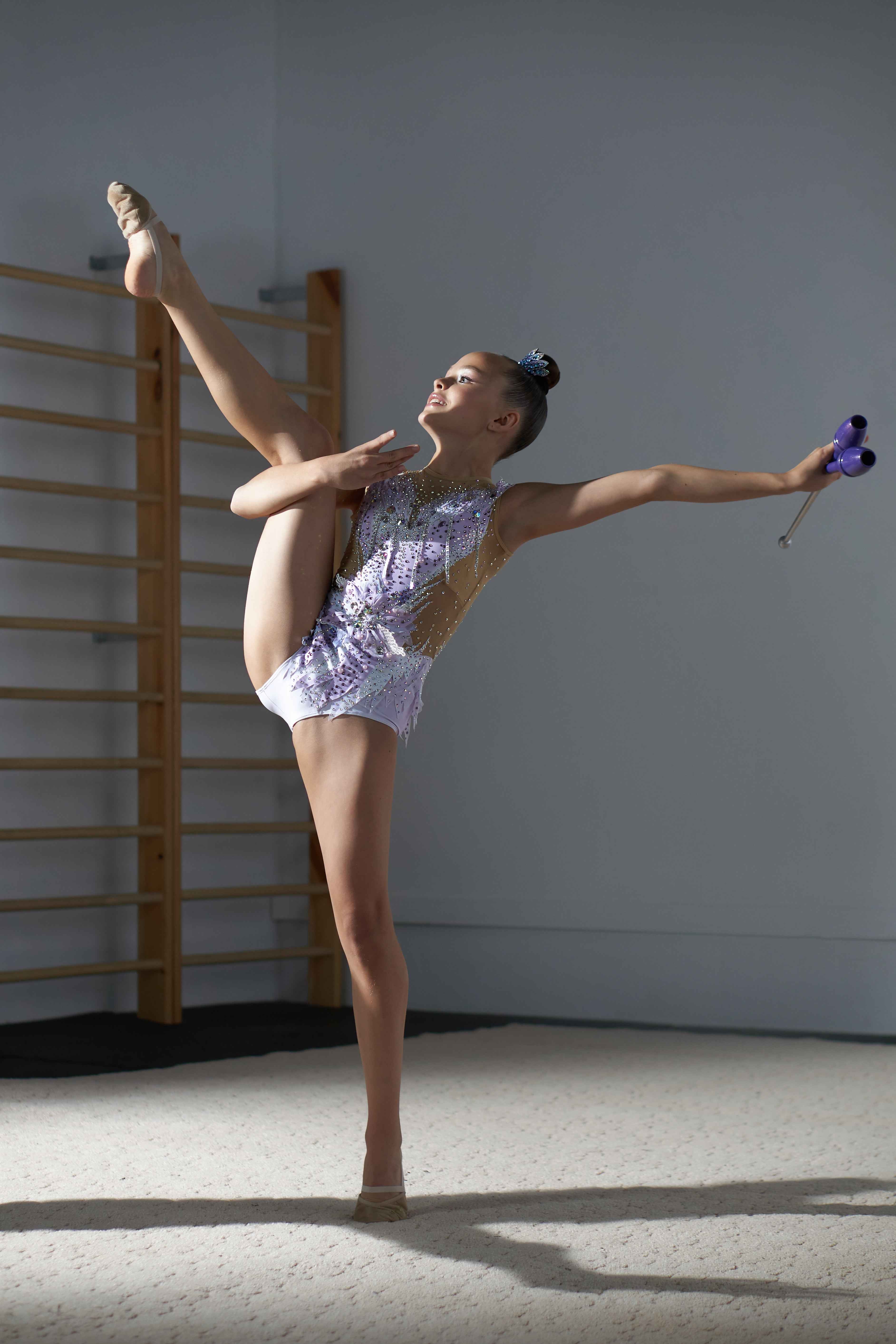 Justaucorps de gymnastique rythmique (sur mesure)