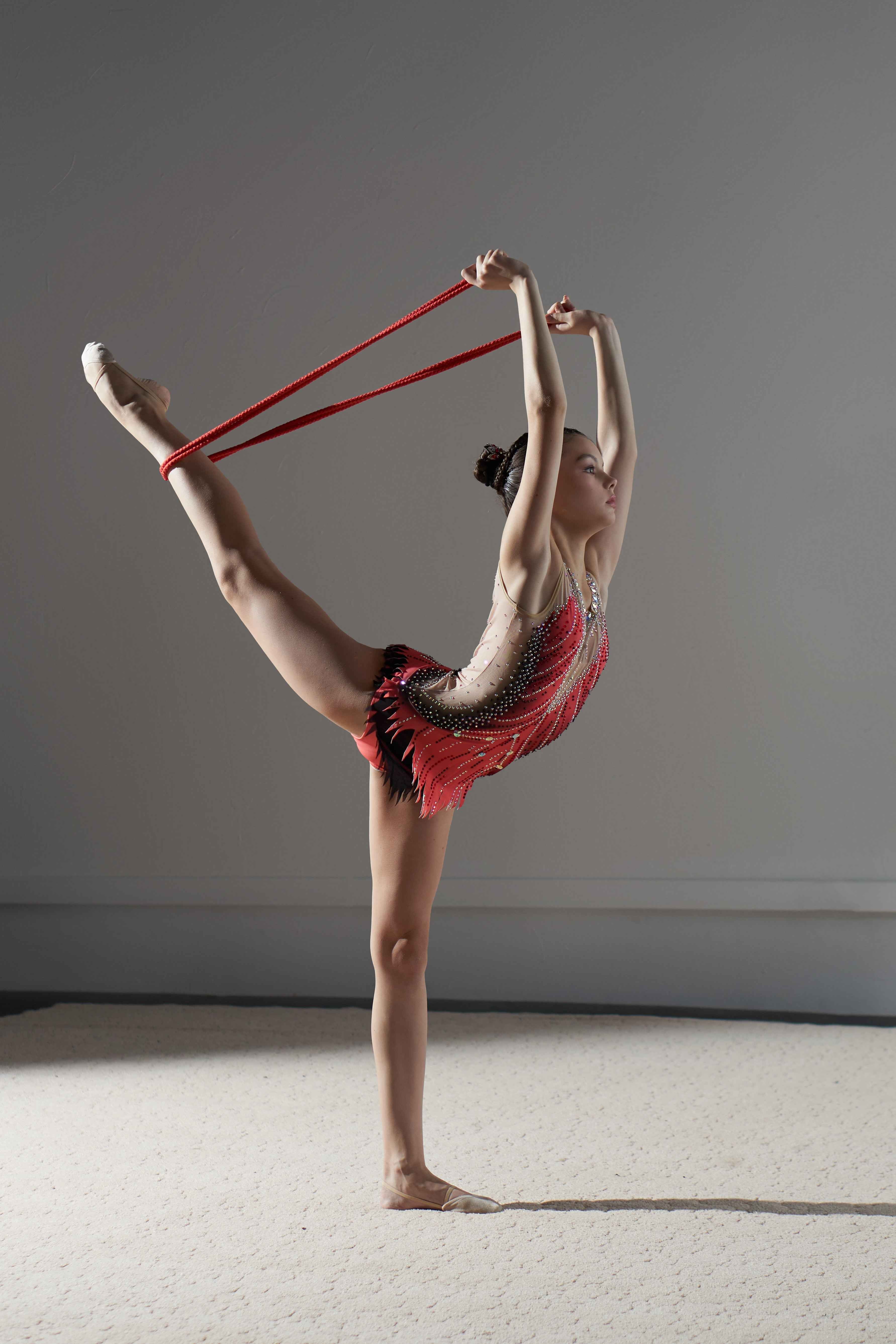 Justaucorps de gymnastique rythmique (sur mesure)