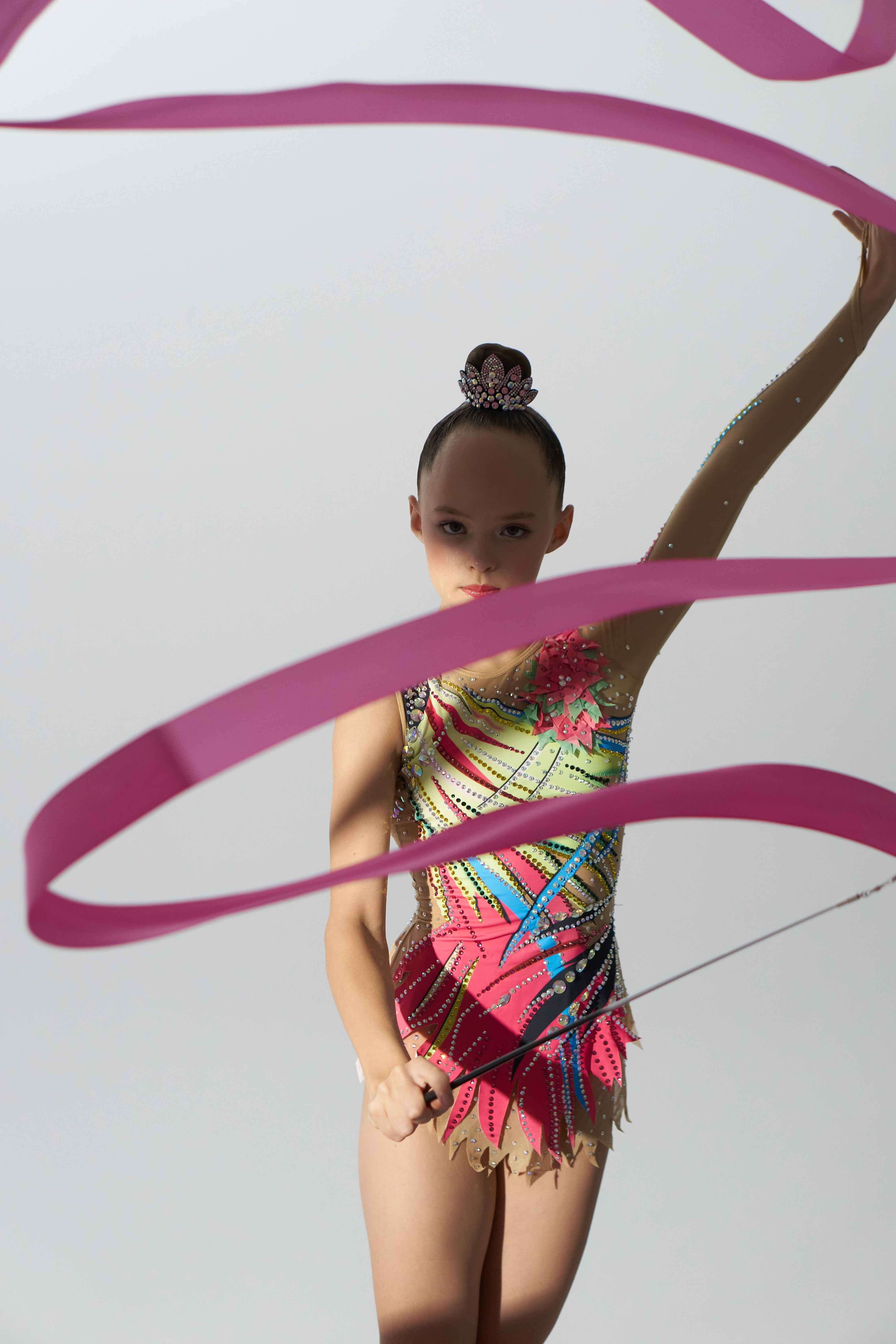 Justaucorps de gymnastique rythmique (sur mesure)