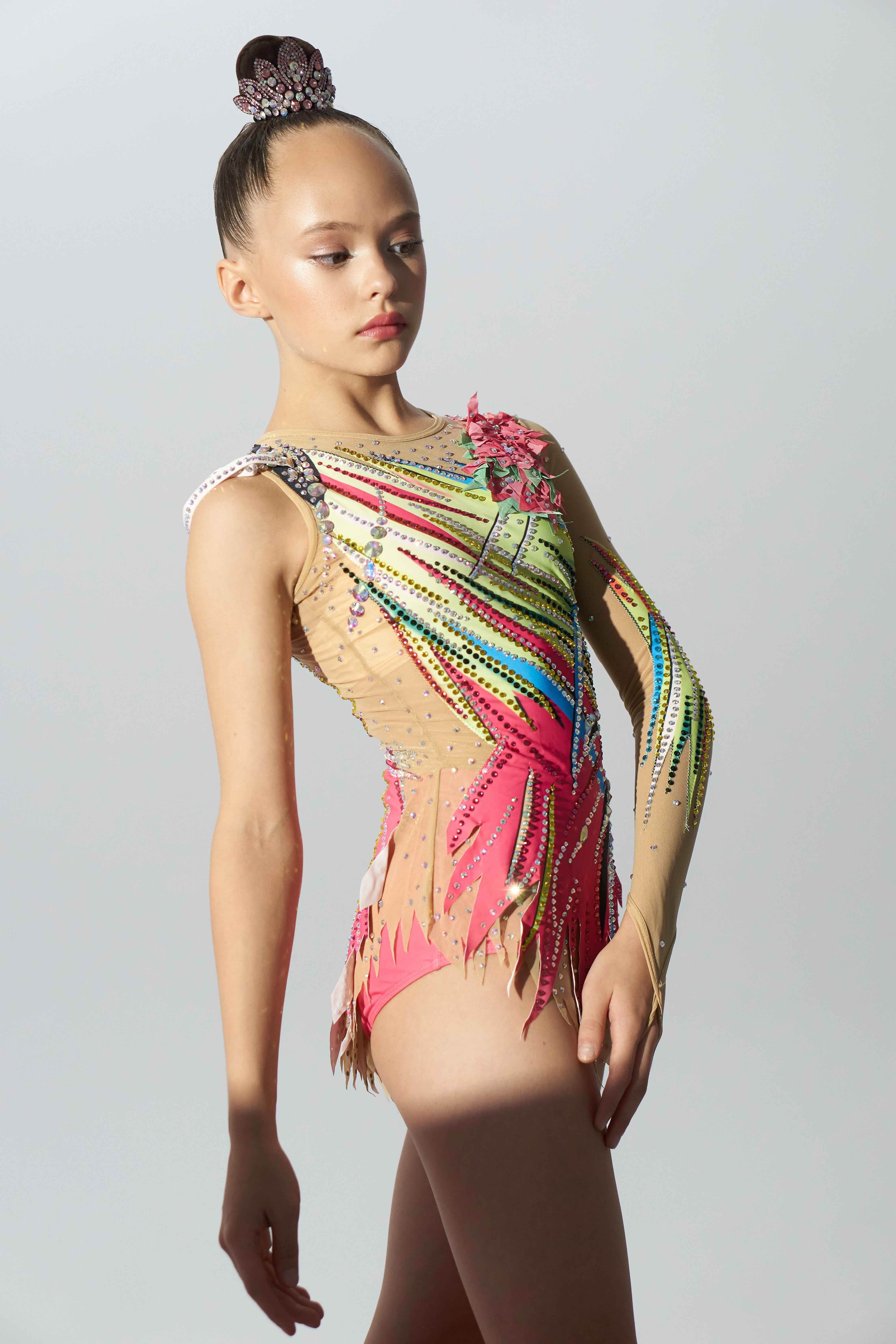 Justaucorps de gymnastique rythmique (sur mesure)