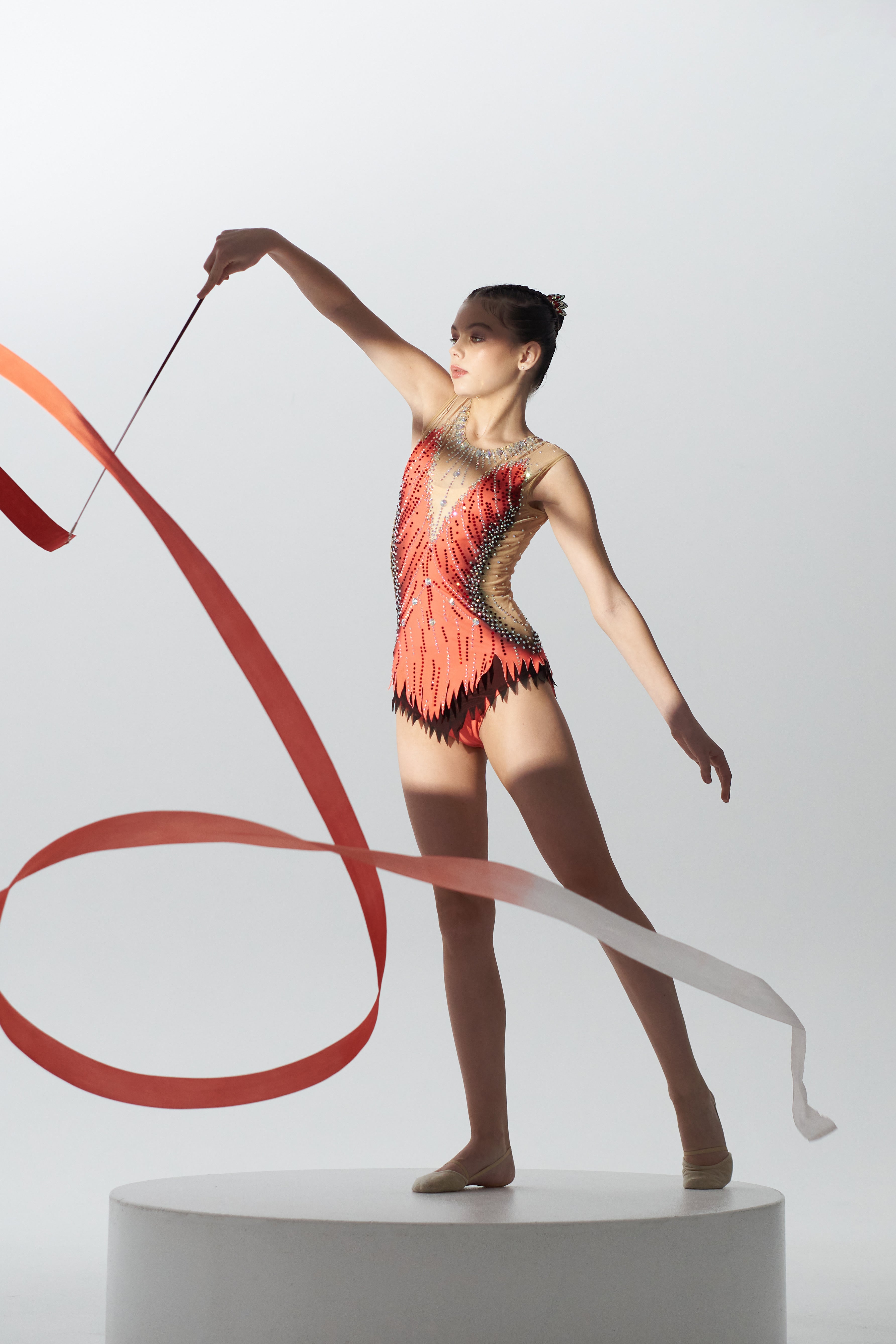 Justaucorps de gymnastique rythmique (sur mesure)