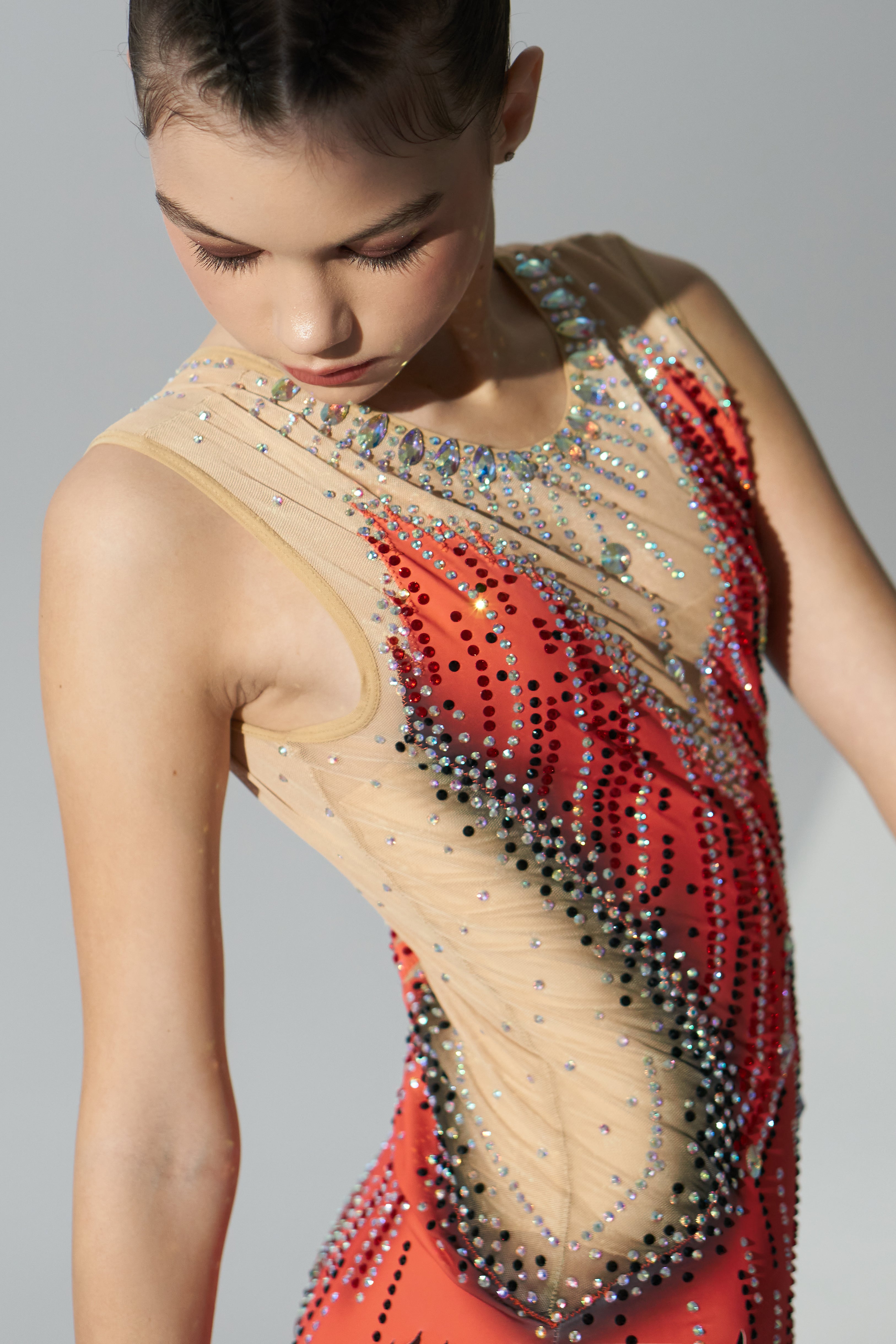 Justaucorps de gymnastique rythmique (sur mesure)