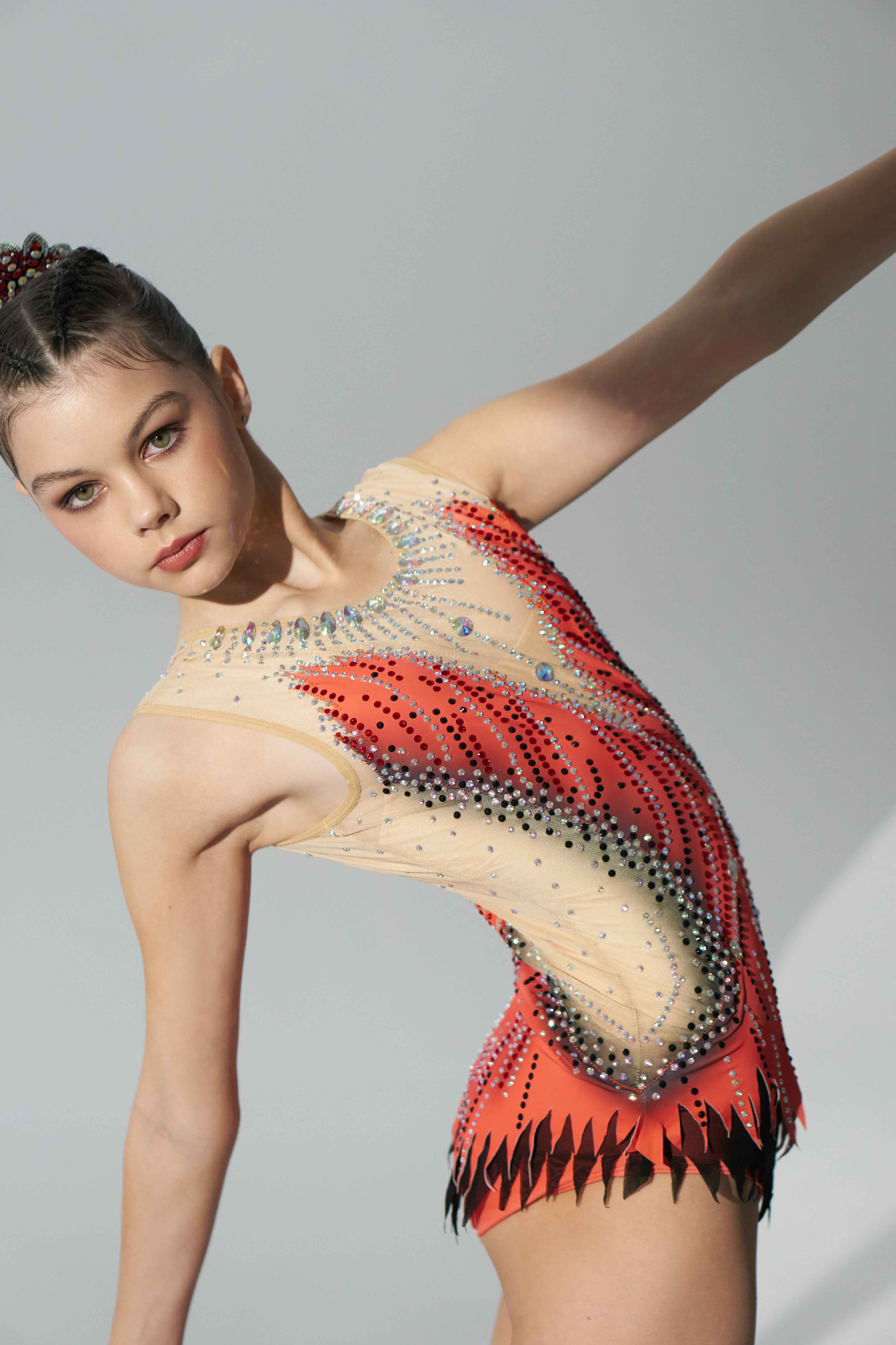 Justaucorps de gymnastique rythmique (sur mesure)