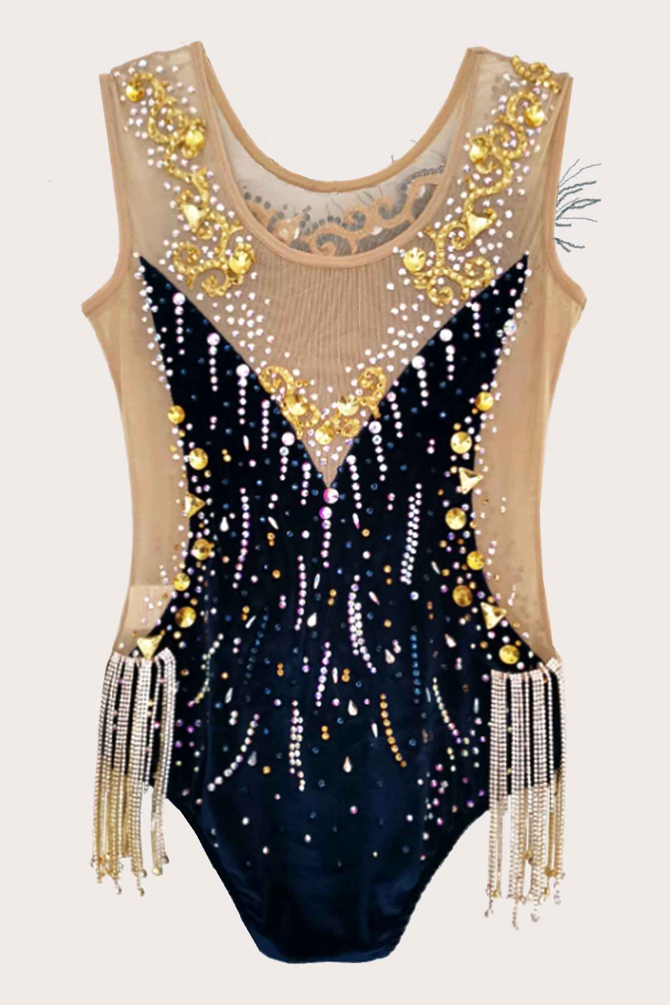 Justaucorps de gymnastique rythmique (sur mesure)