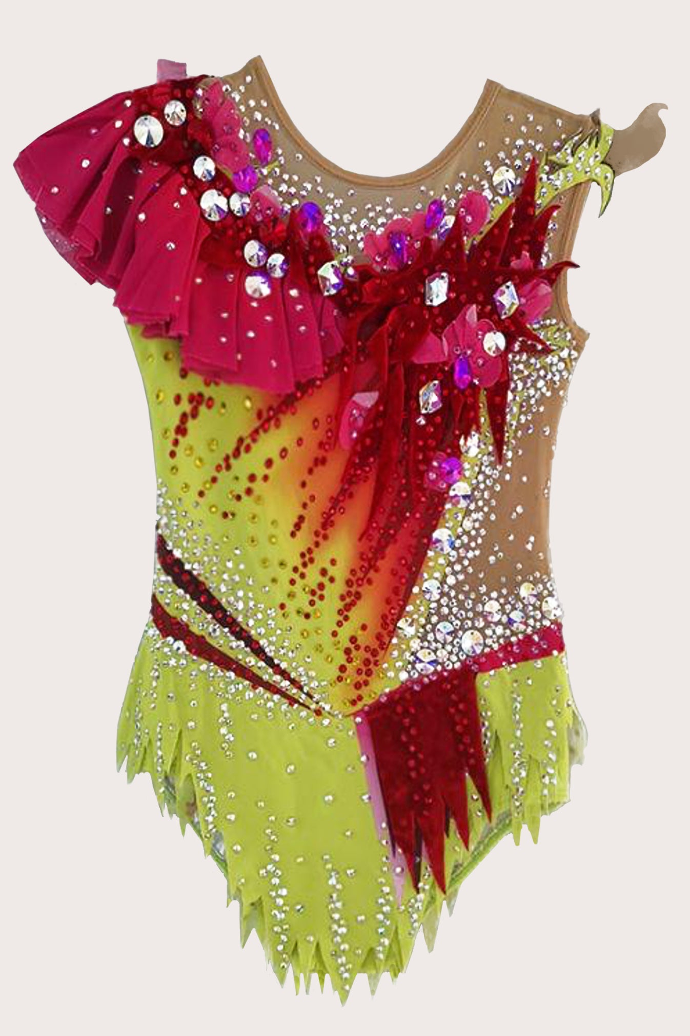 Justaucorps de gymnastique rythmique (sur mesure)