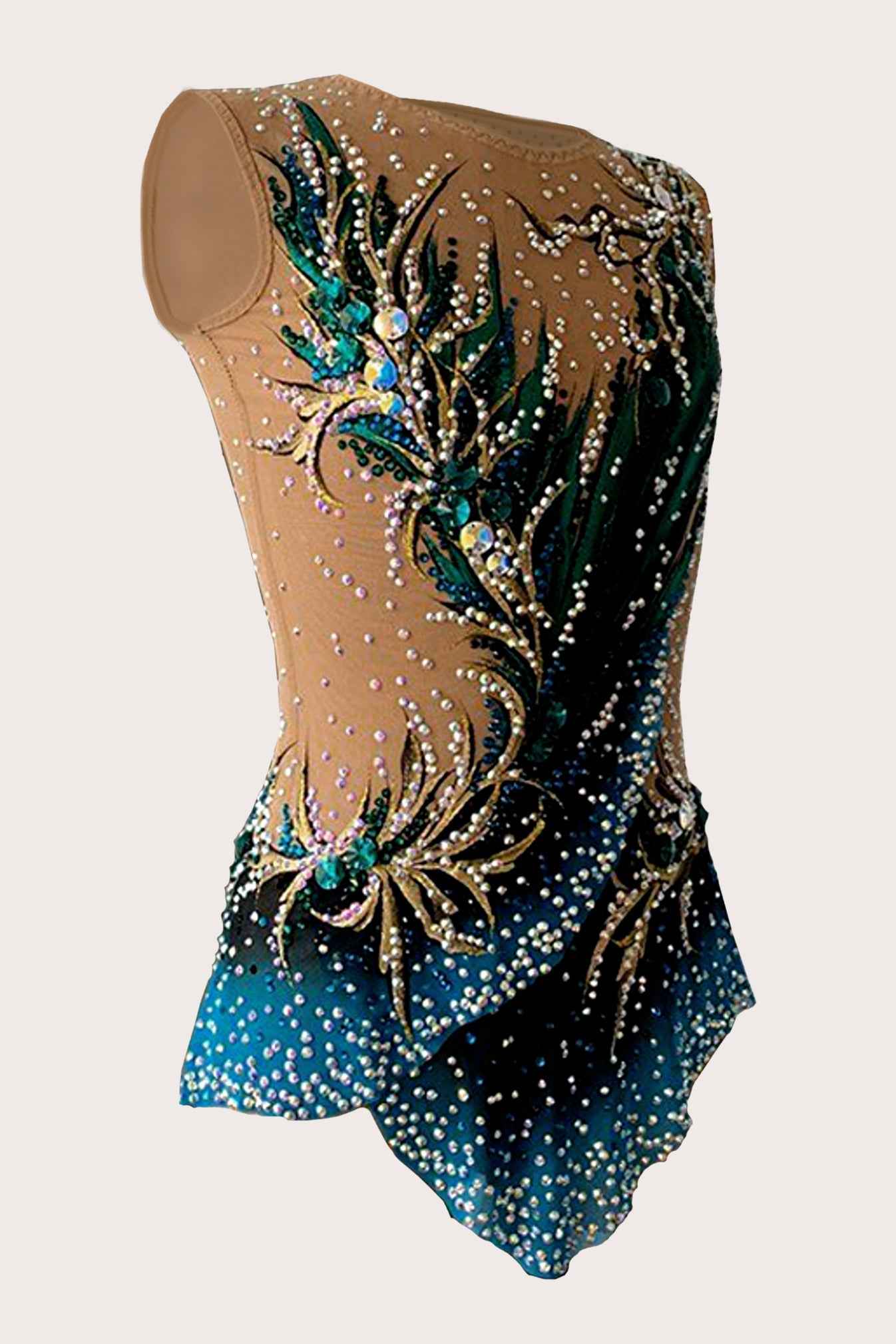 Justaucorps de gymnastique rythmique (sur mesure)