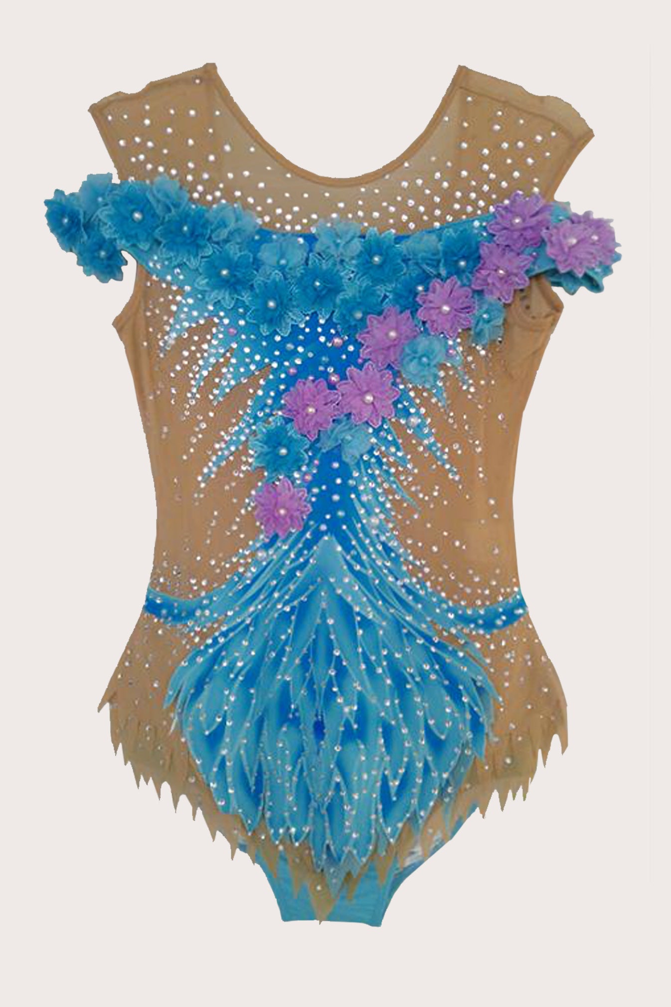 Leotard for rhythmic gymnastic competitions