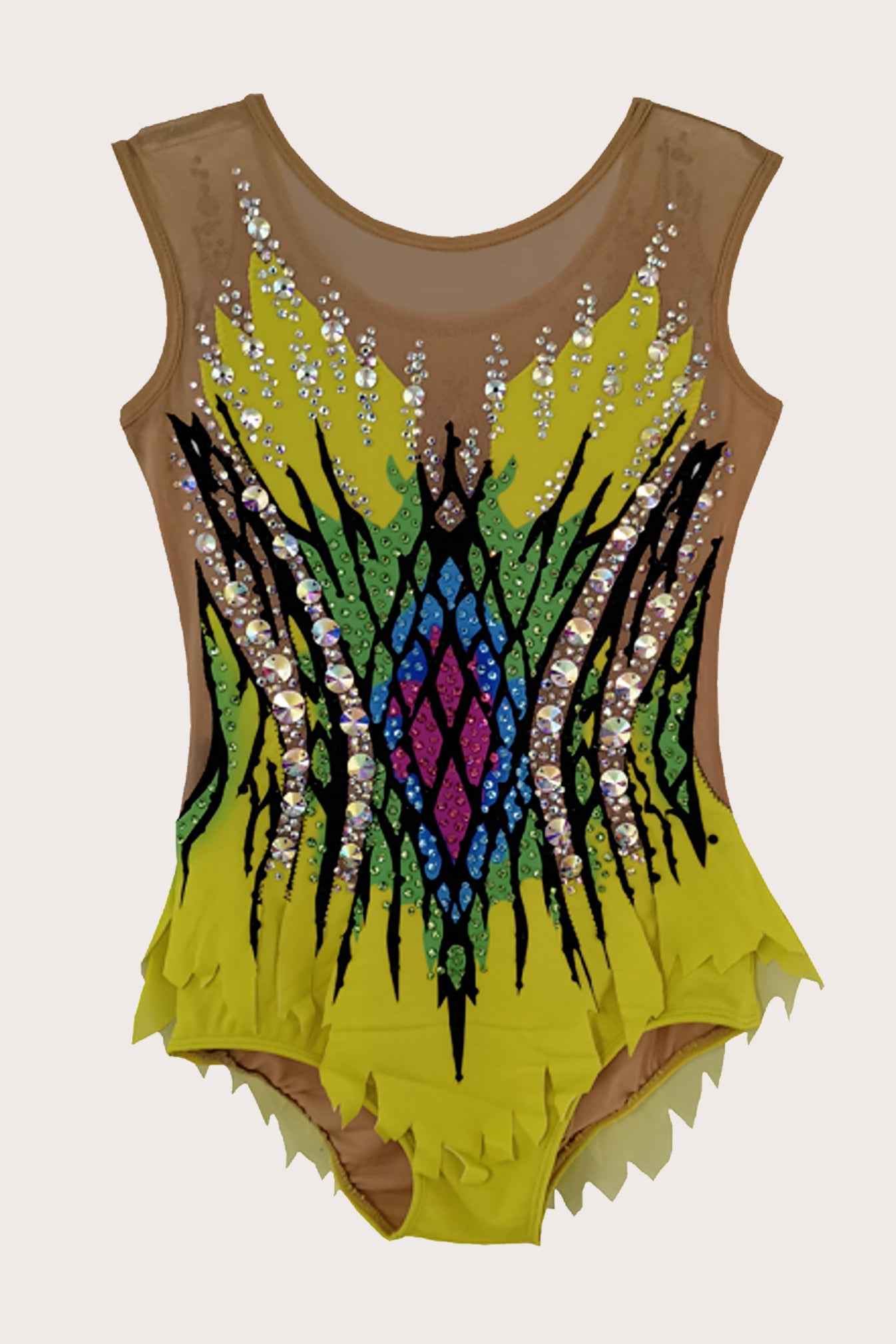 Justaucorps de gymnastique rythmique (sur mesure)