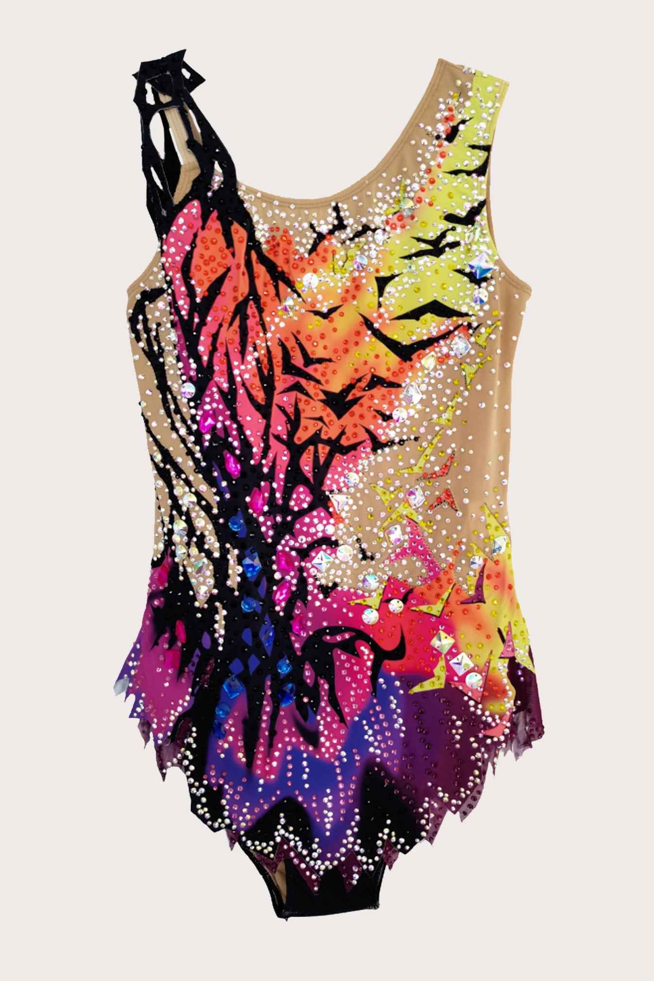 Justaucorps de gymnastique rythmique (sur mesure)