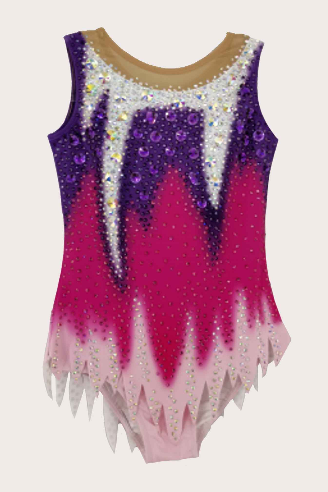 Justaucorps de gymnastique rythmique (sur mesure)