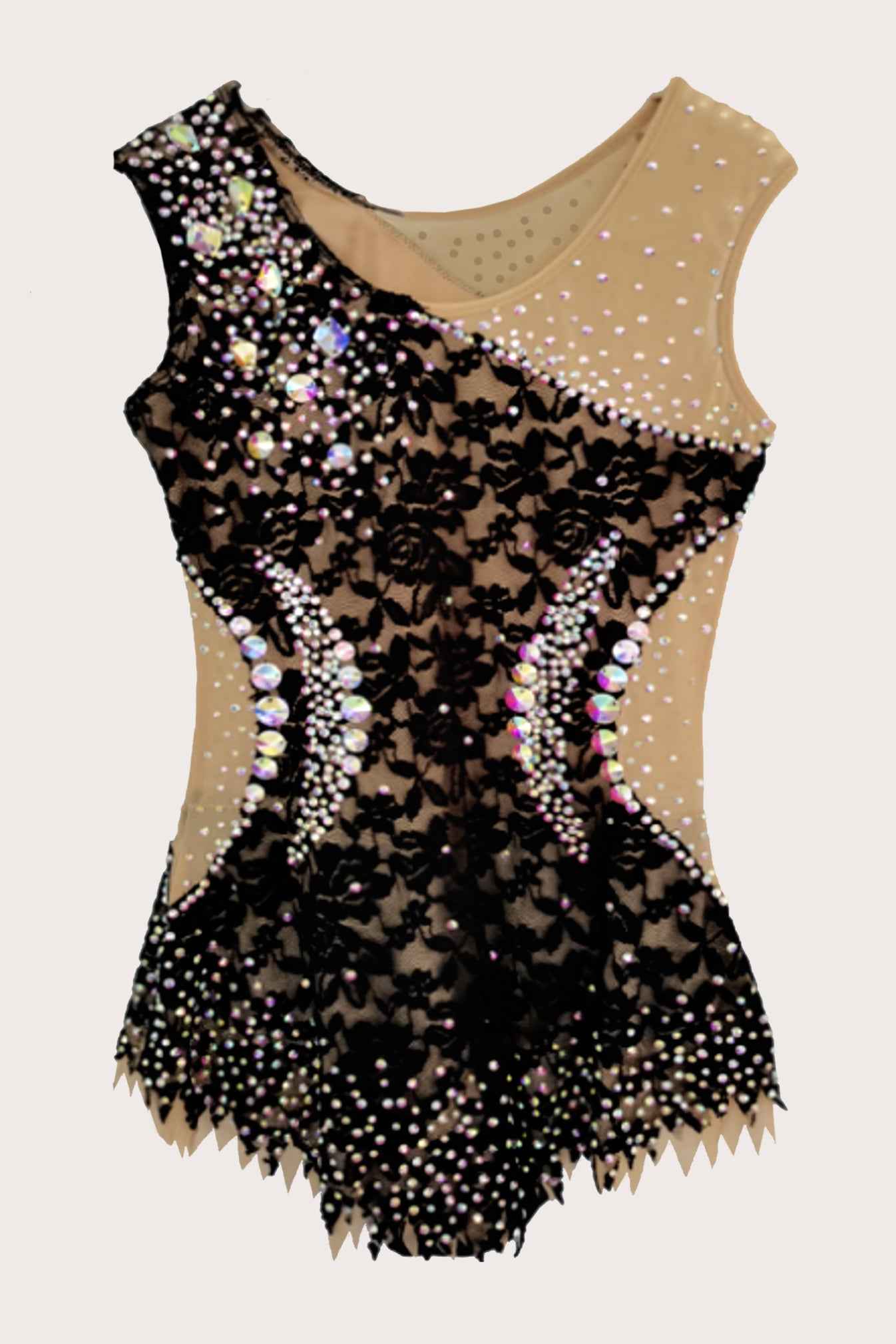 Justaucorps de gymnastique rythmique (sur mesure)