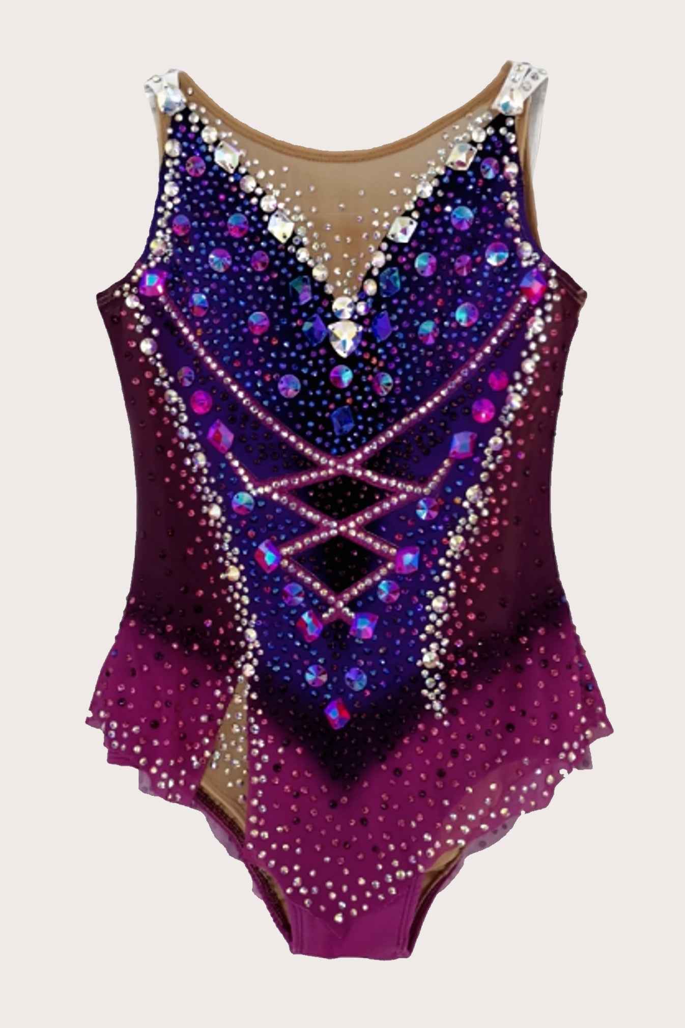 Justaucorps de gymnastique rythmique (sur mesure)