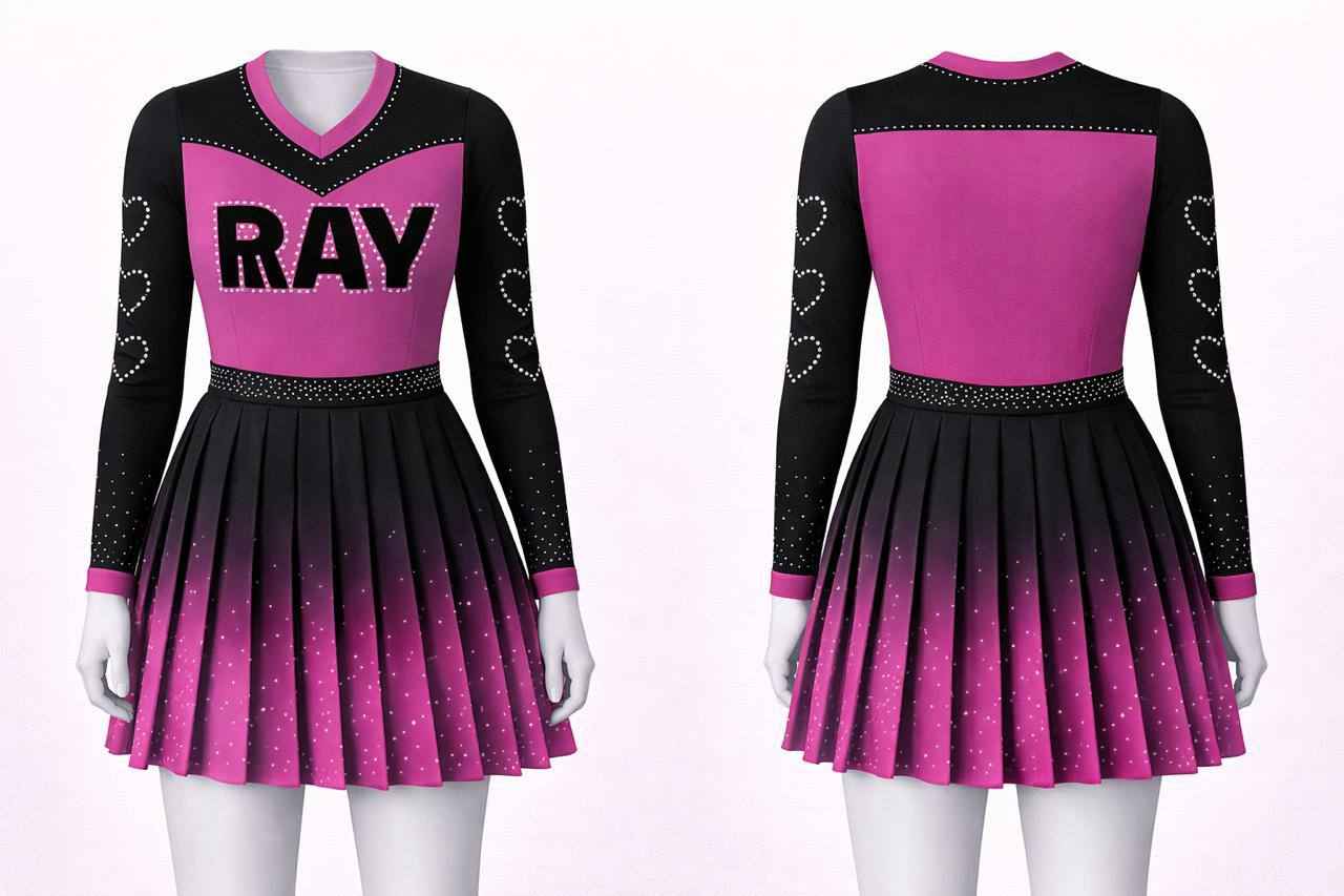 Set de tenue de cheerleading « Clémence »