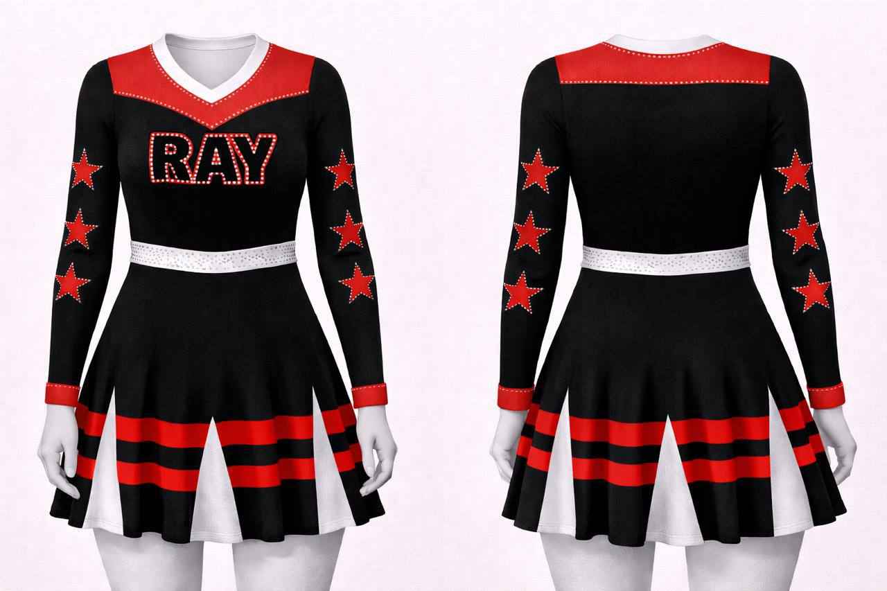 Set de tenue de cheerleading « Clémence »